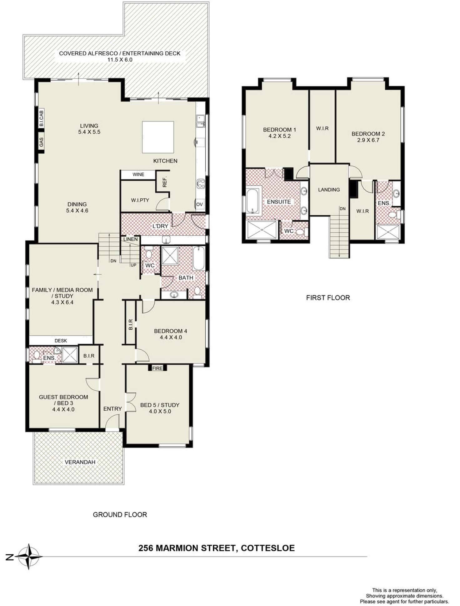 Floorplan of Homely house listing, 256 Marmion Street, Cottesloe WA 6011