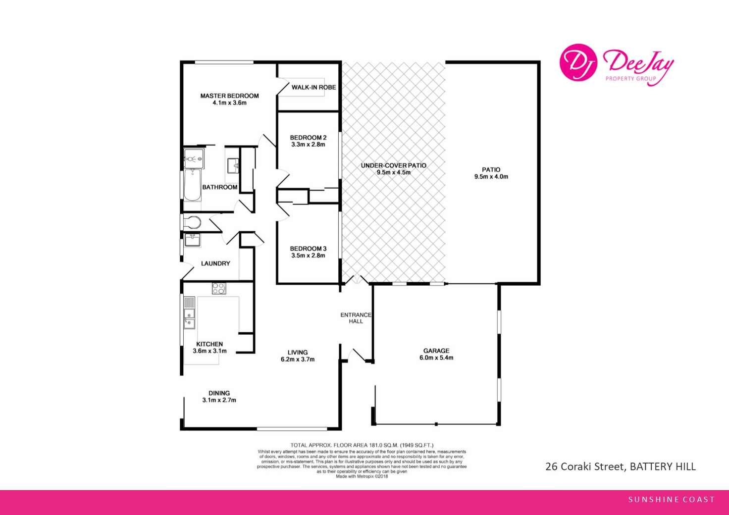 Floorplan of Homely house listing, 26 Coraki Street, Battery Hill QLD 4551