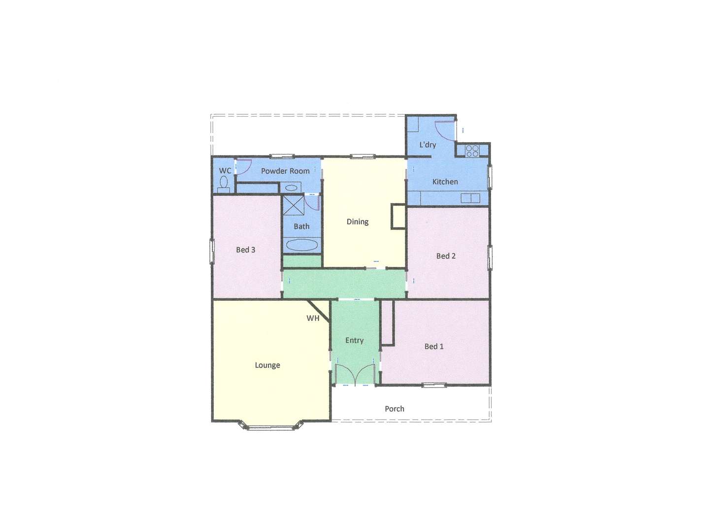 Floorplan of Homely house listing, 343 Barkly Street, Ararat VIC 3377