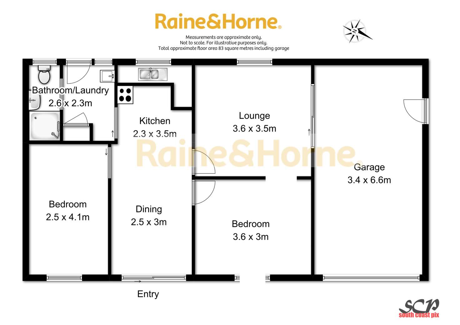 Floorplan of Homely unit listing, 2/23 Catlin Avenue, Batemans Bay NSW 2536
