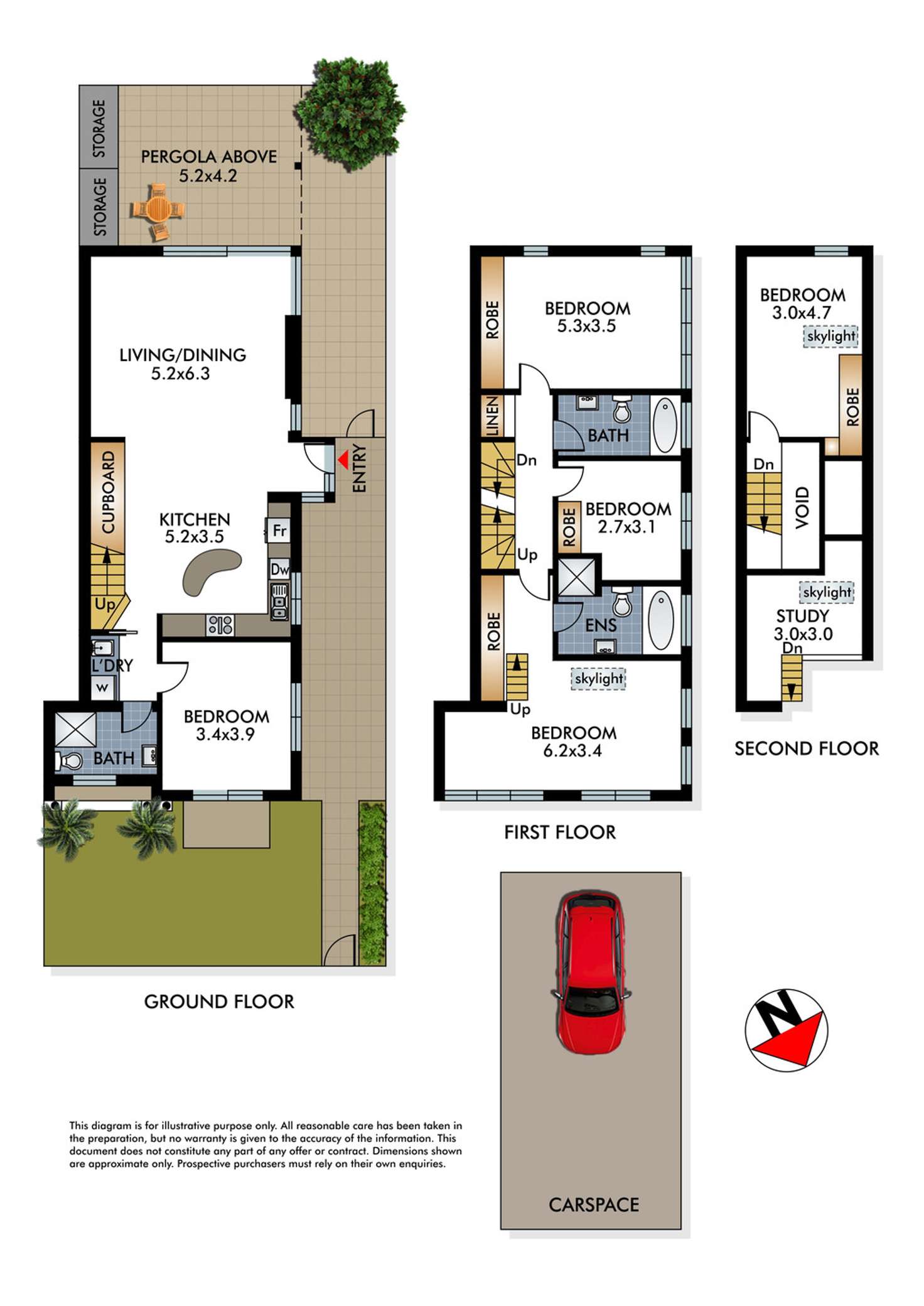 Floorplan of Homely house listing, 5 Glasgow Avenue, Bondi Beach NSW 2026