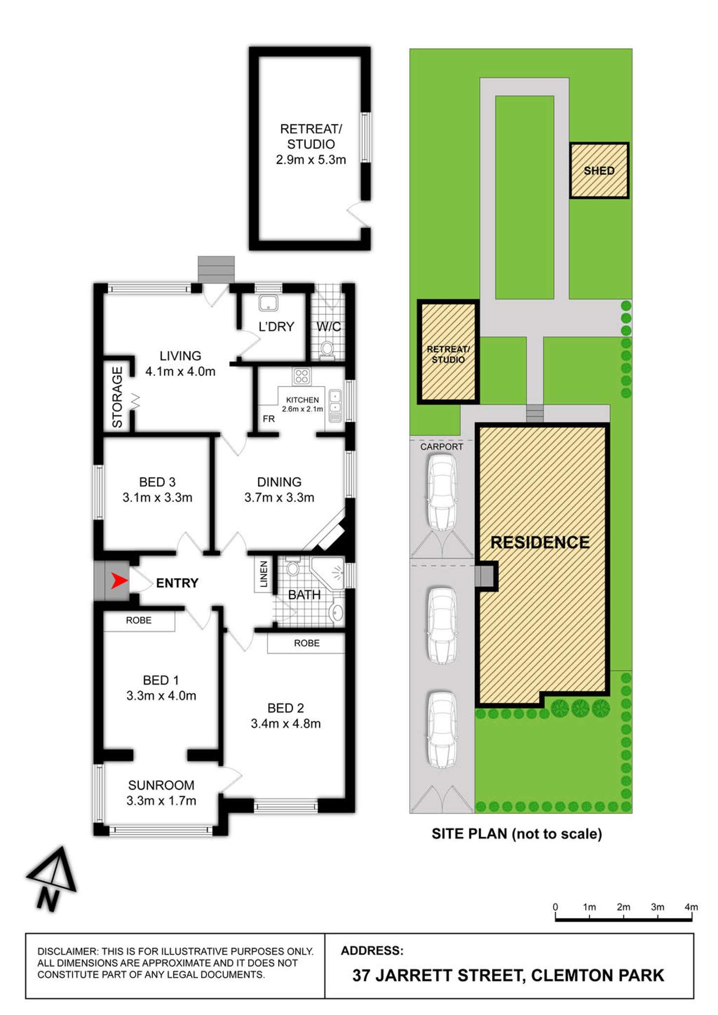 Floorplan of Homely house listing, 37 Jarrett Street, Clemton Park NSW 2206