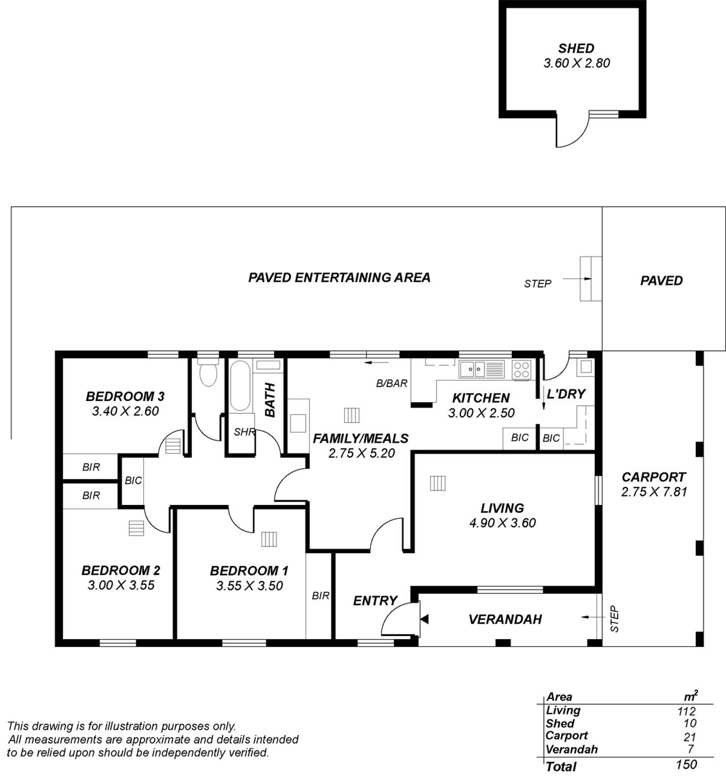 Floorplan of Homely house listing, 18 Elmgrove Street, Aberfoyle Park SA 5159