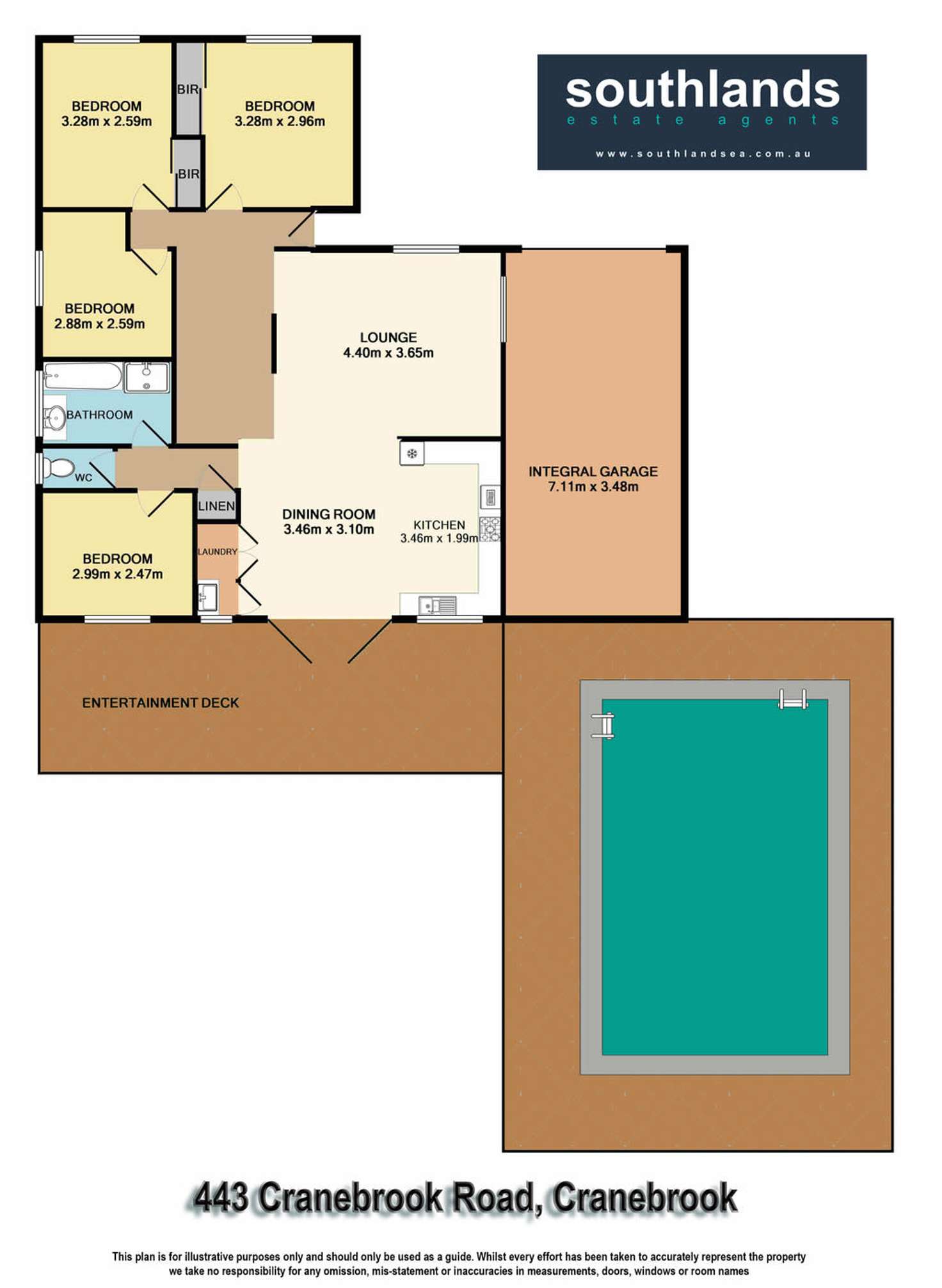 Floorplan of Homely house listing, 443 Cranebrook Road, Cranebrook NSW 2749