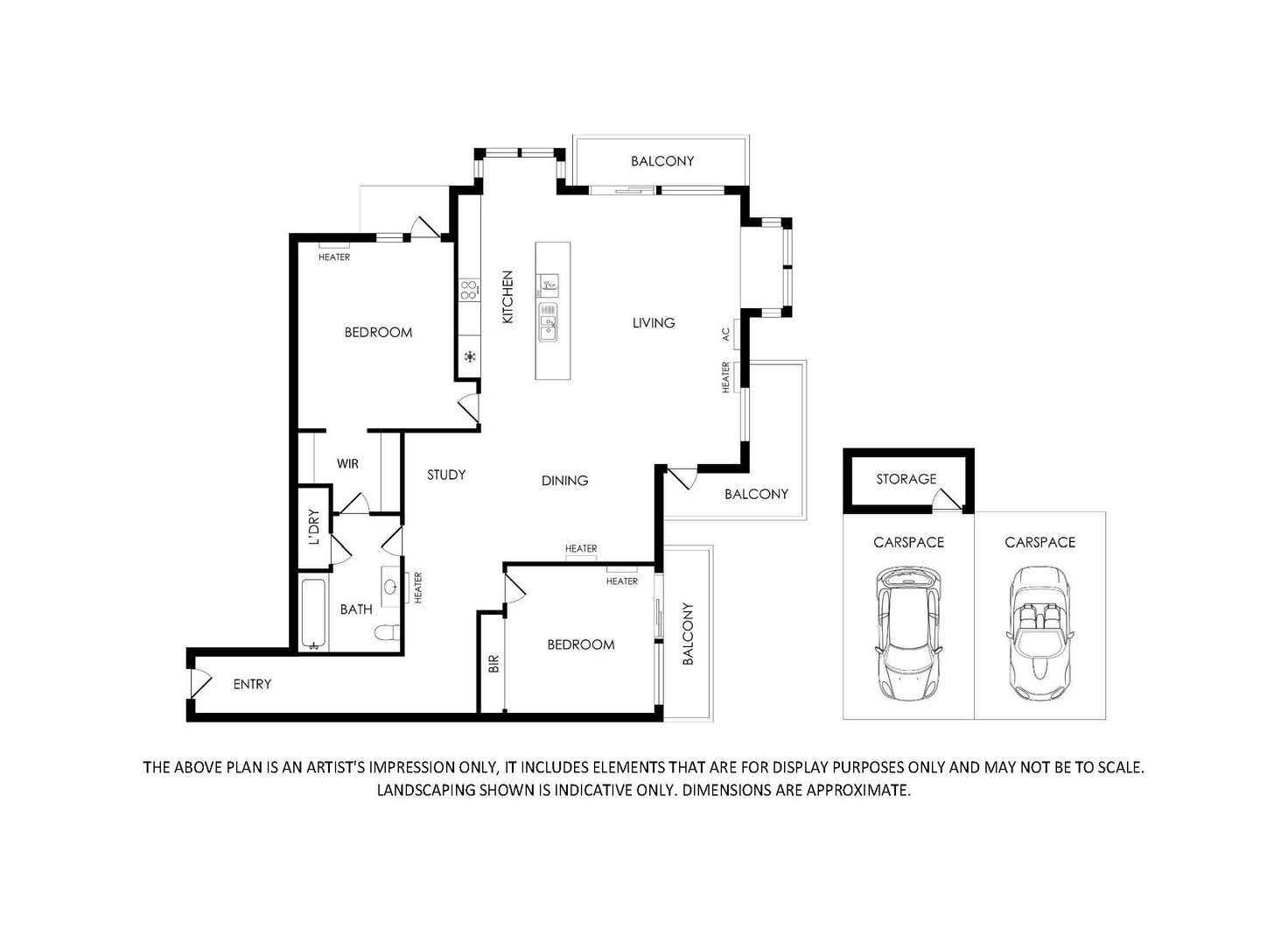 Floorplan of Homely apartment listing, 30/64 Fitzroy Street, St Kilda VIC 3182