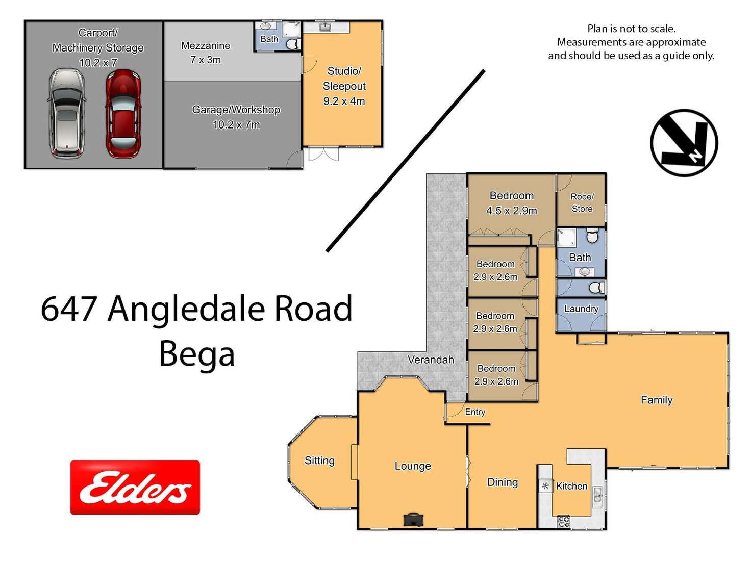 Floorplan of Homely acreageSemiRural listing, 641 Angledale Rd, Angledale NSW 2550