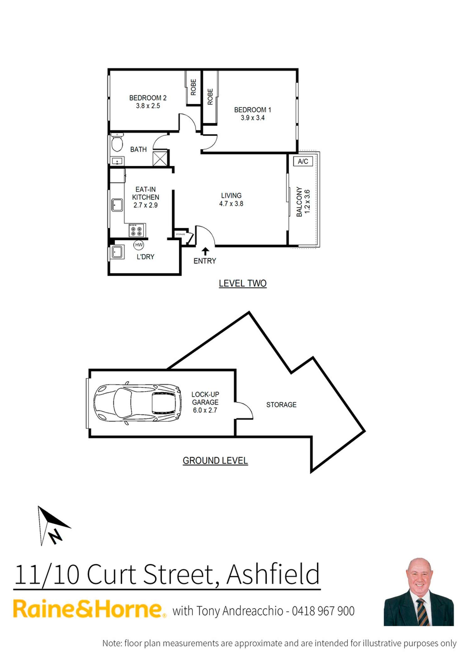 Floorplan of Homely unit listing, 11/10 Curt Street, Ashfield NSW 2131