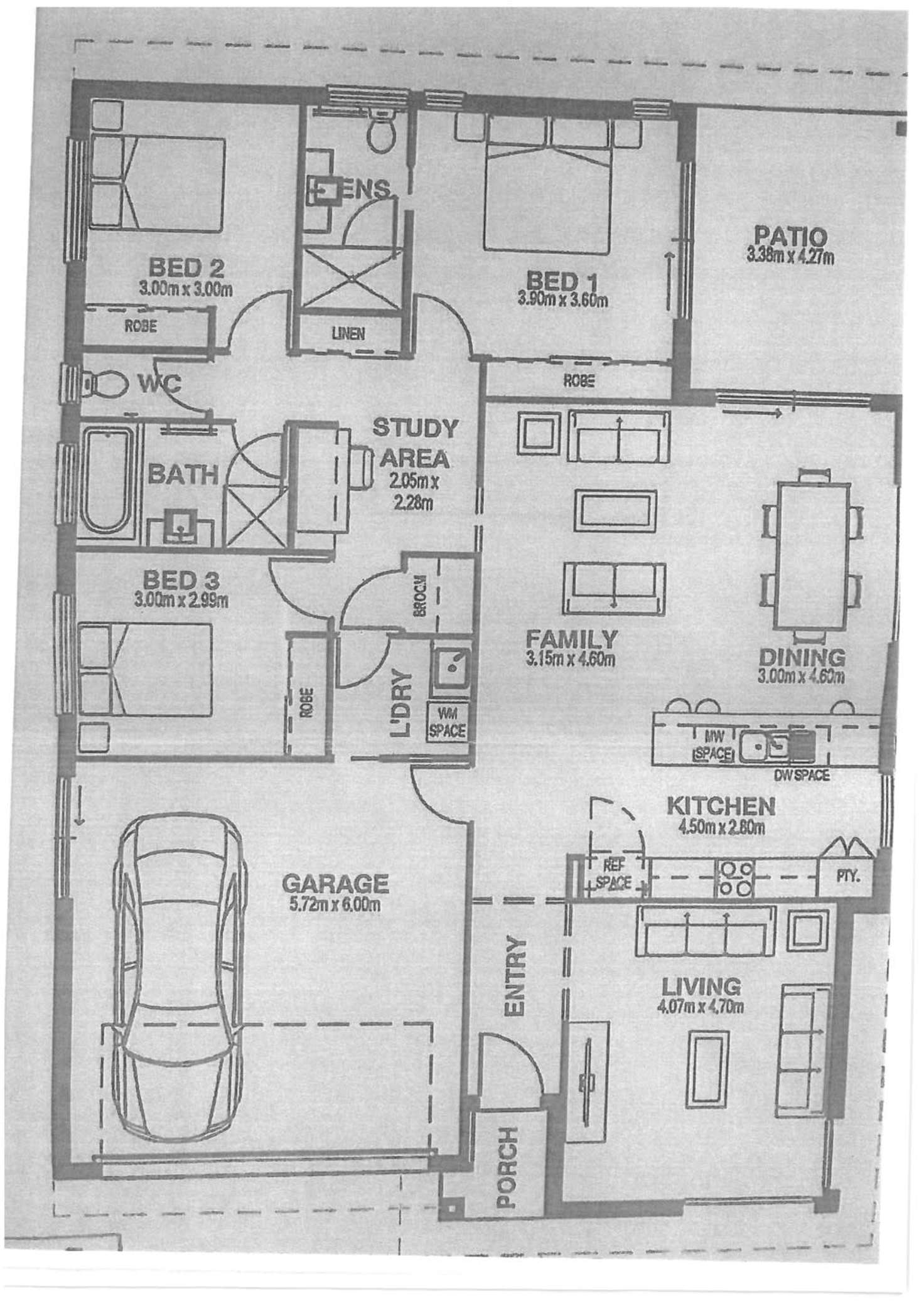 Floorplan of Homely house listing, 6 Oxley Circuit, Urraween QLD 4655
