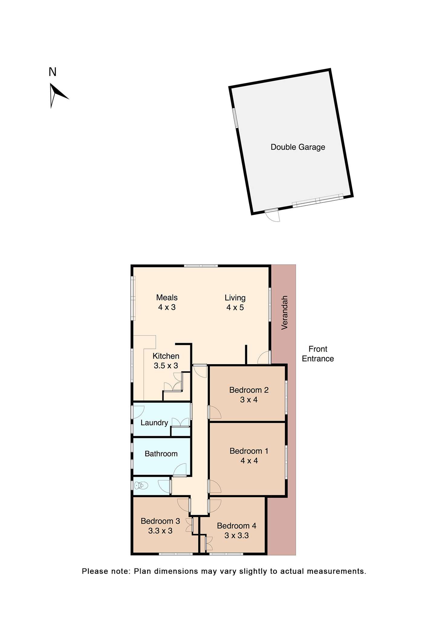 Floorplan of Homely house listing, 840 Chisholm Street, Black Hill VIC 3350