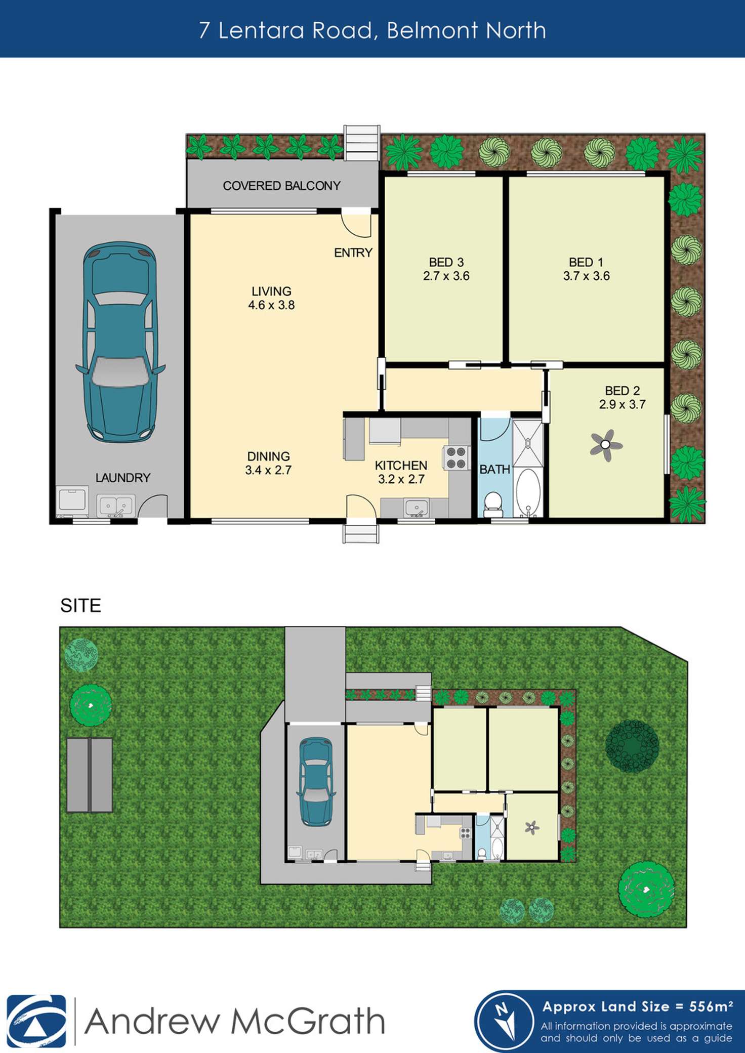 Floorplan of Homely house listing, 7 Lentara Road, Belmont North NSW 2280