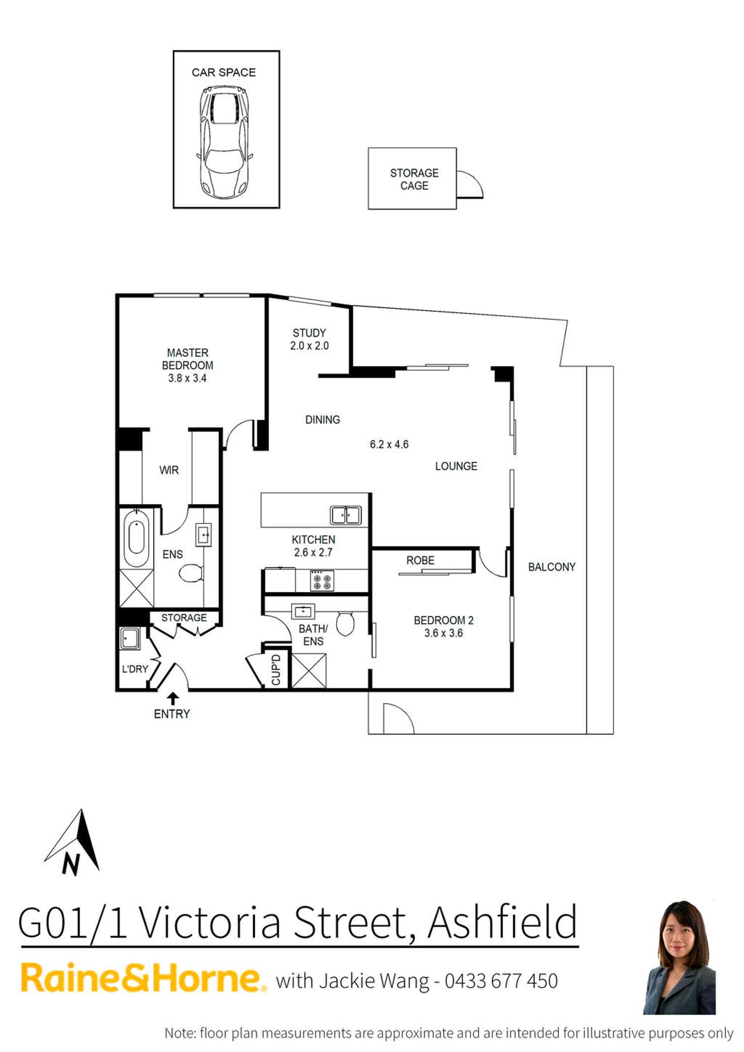 Floorplan of Homely apartment listing, G01/1 Victoria Street, Ashfield NSW 2131