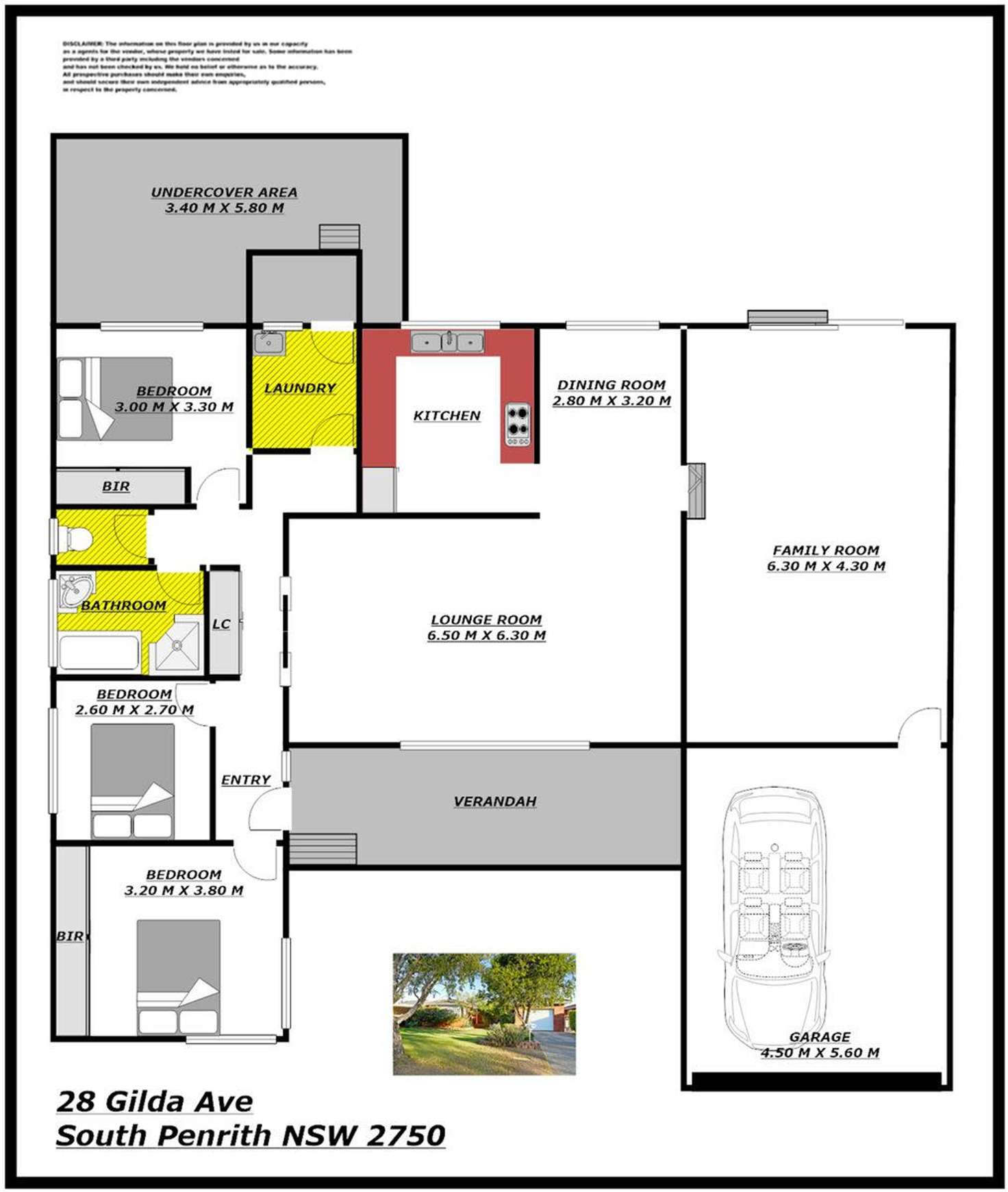 Floorplan of Homely house listing, 28 Gilda Avenue, South Penrith NSW 2750