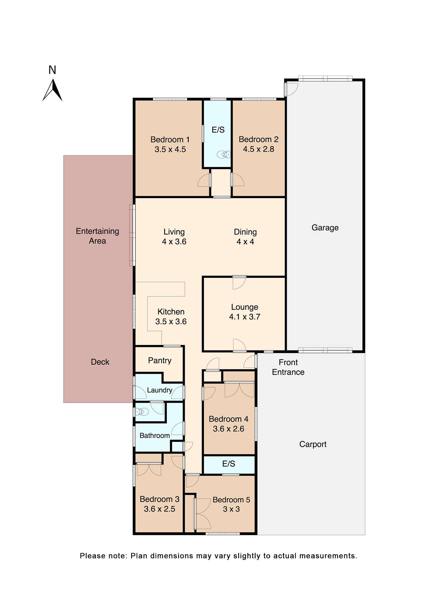 Floorplan of Homely house listing, 62 Atkinson Street, Ballan VIC 3342