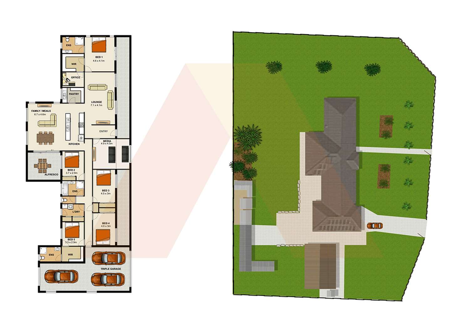 Floorplan of Homely house listing, 1-7 Panitz Drive, Jimboomba QLD 4280