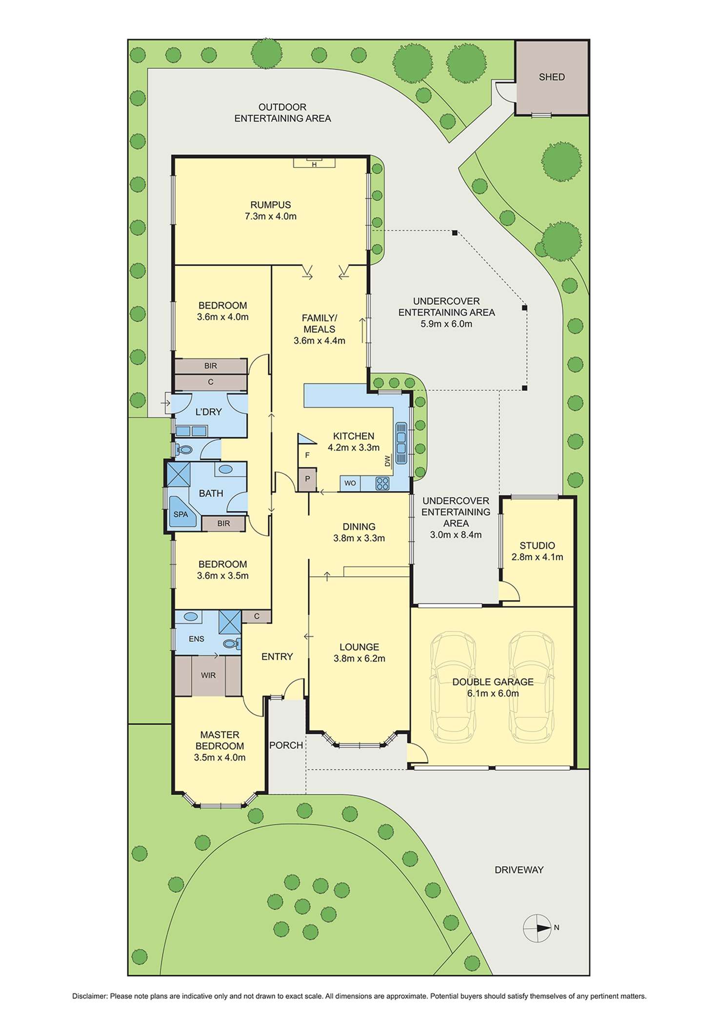 Floorplan of Homely house listing, 10 Markey Court, Altona Meadows VIC 3028