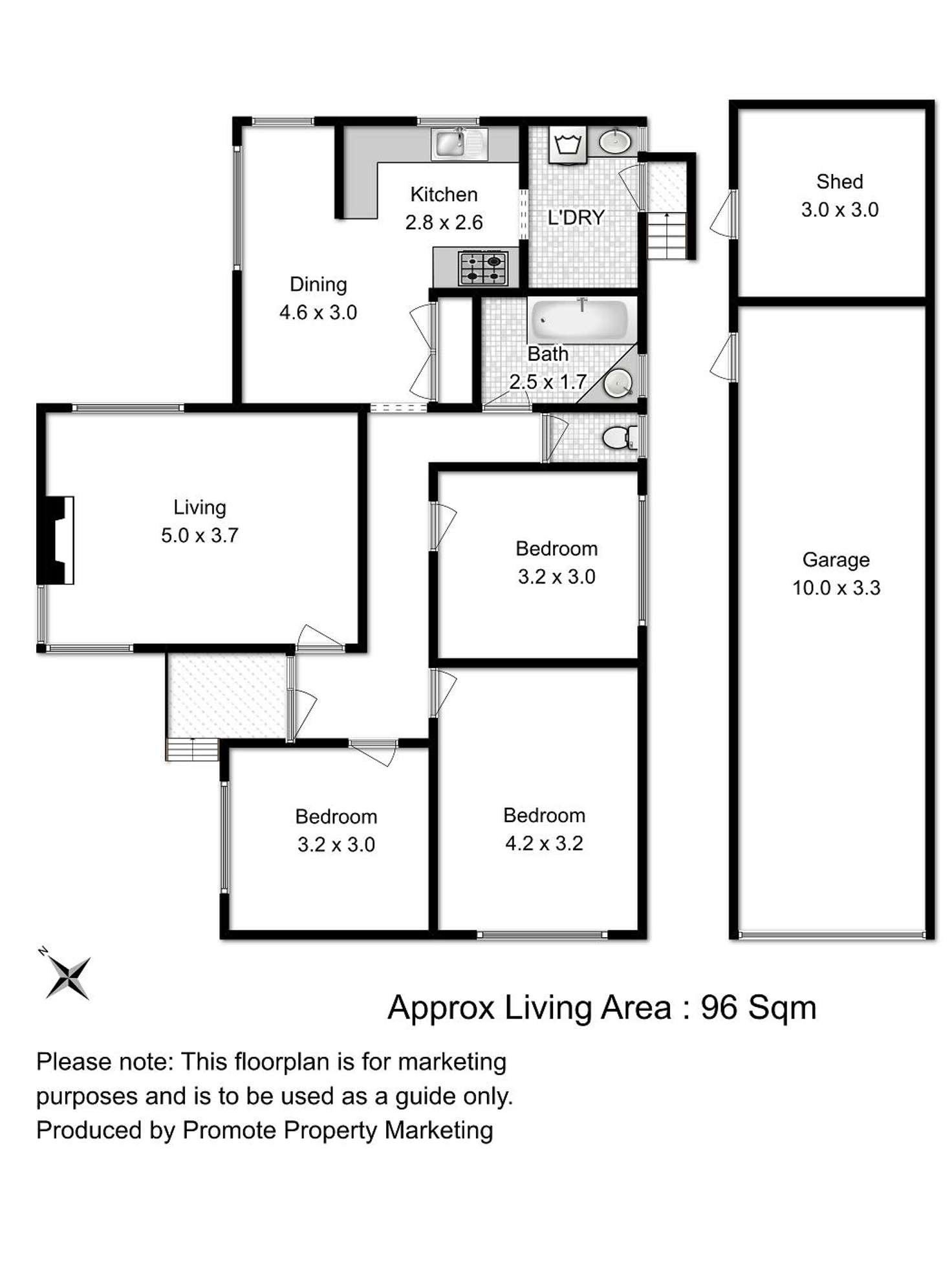 Floorplan of Homely house listing, 7 Sands Court, Clarendon Vale TAS 7019