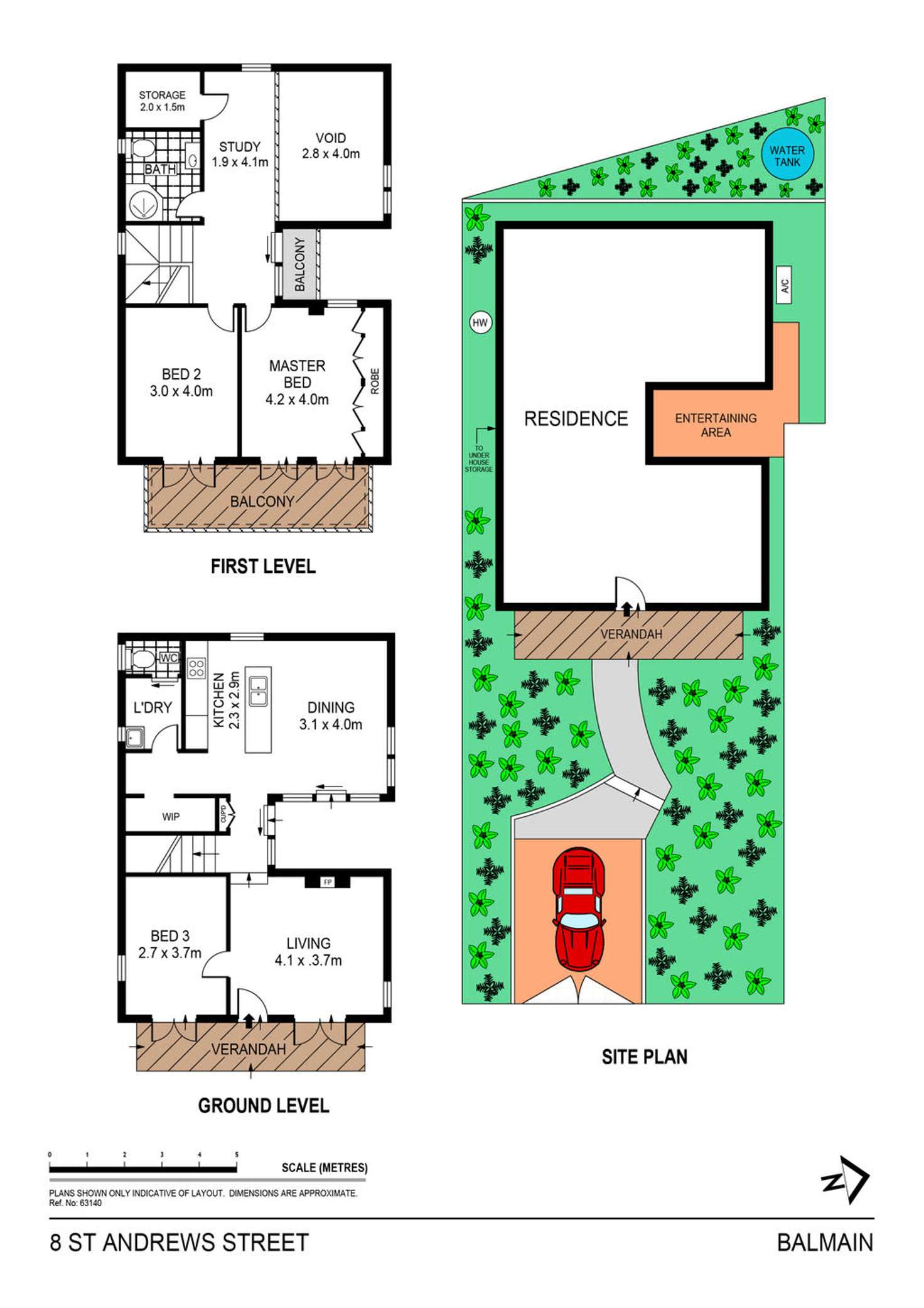 Floorplan of Homely house listing, 8 St Andrews Street, Balmain NSW 2041