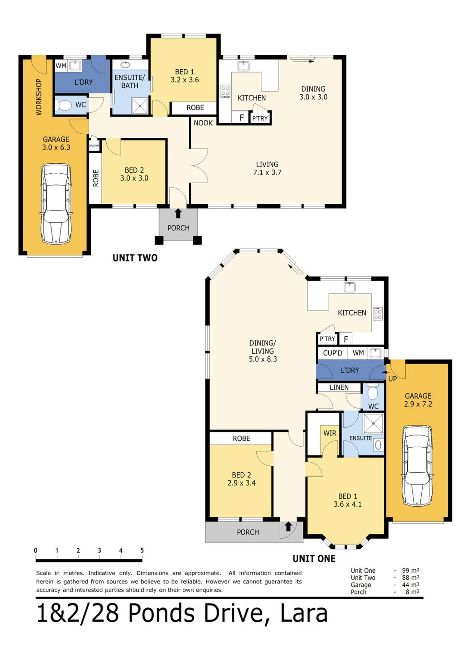 Floorplan of Homely house listing, 2/28 Ponds Drive, Lara VIC 3212