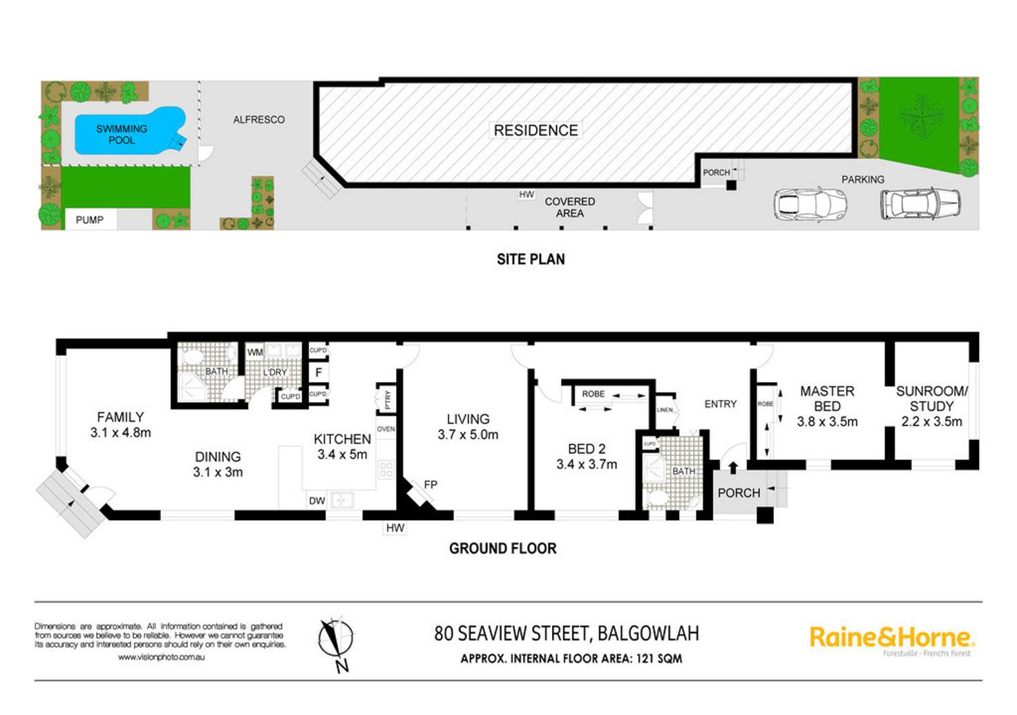 Floorplan of Homely house listing, 80 Seaview Street, Balgowlah NSW 2093