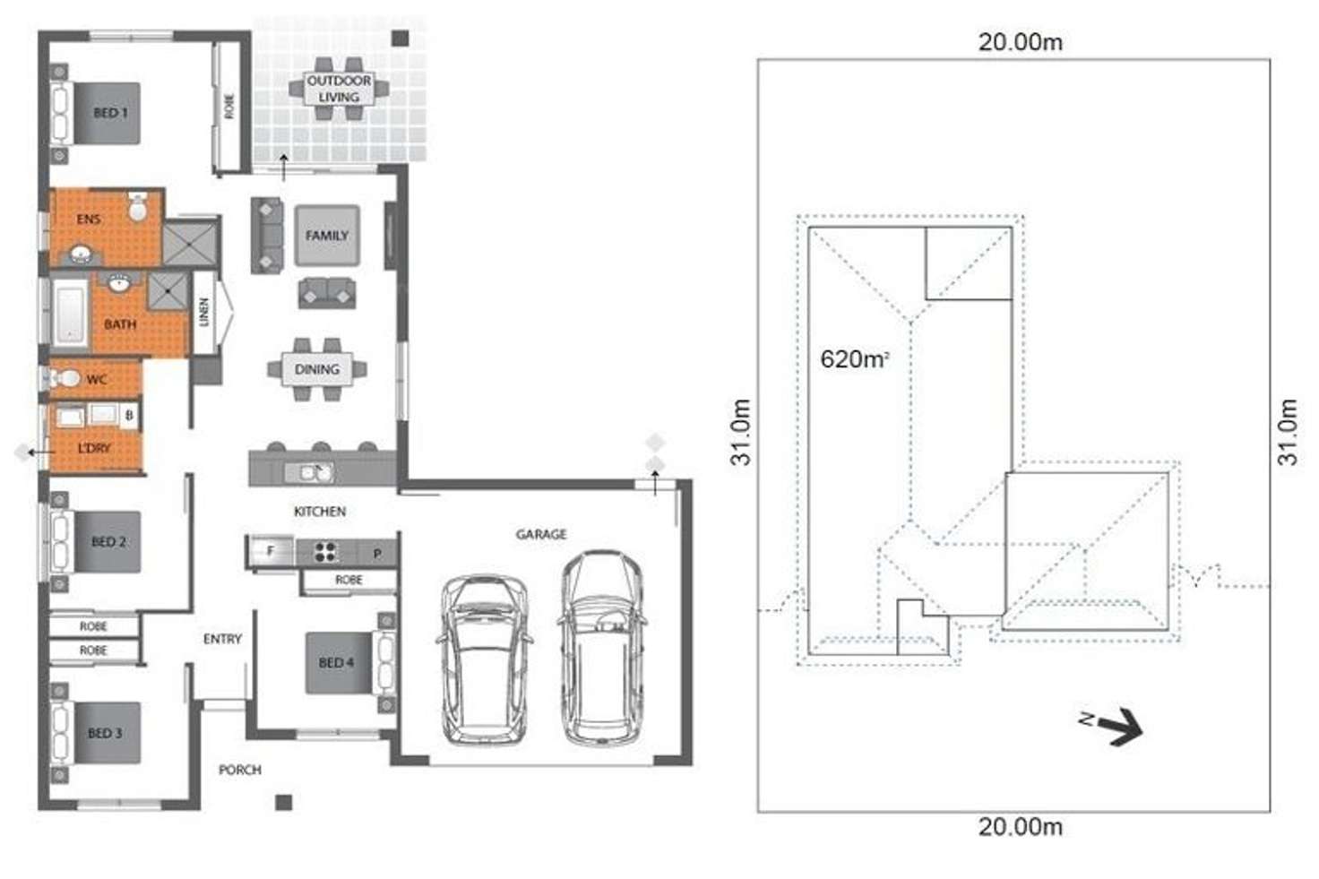 Floorplan of Homely house listing, Address available on request