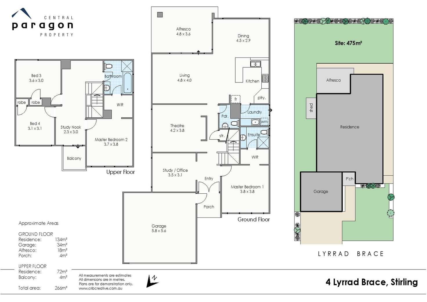 Floorplan of Homely house listing, 4 Lyrrad Brace, Stirling WA 6021