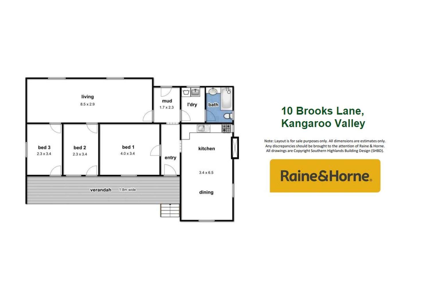 Floorplan of Homely house listing, 10 Brooks Lane, Kangaroo Valley NSW 2577