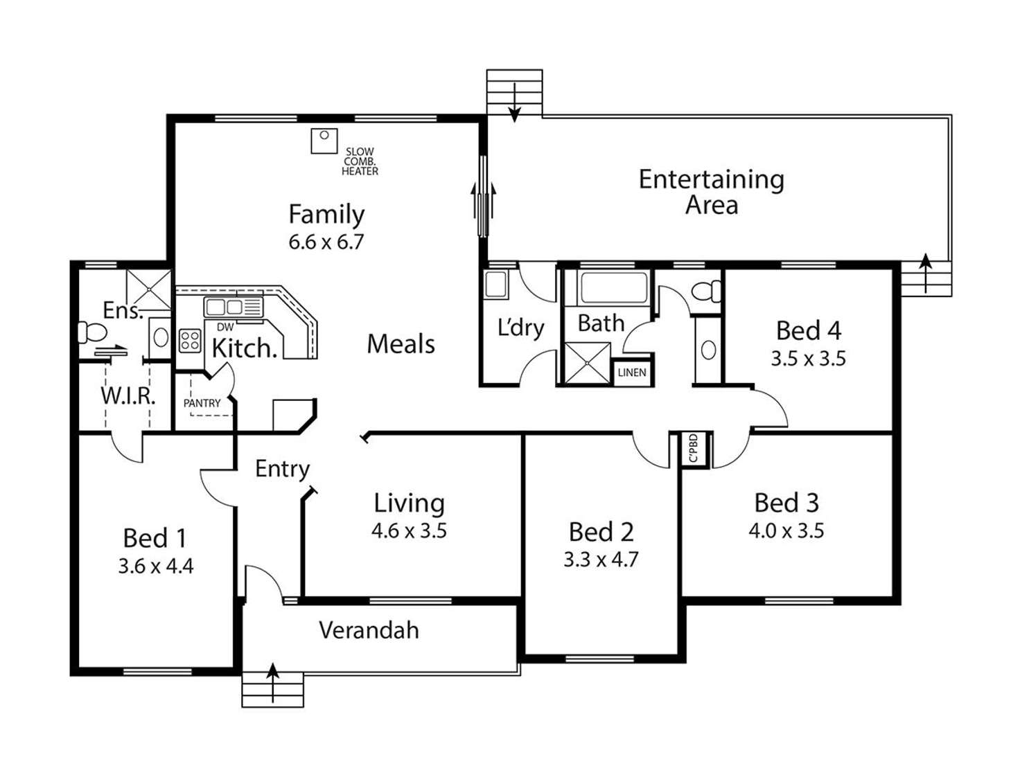 Floorplan of Homely house listing, 1324 Bull Creek Road, Ashbourne SA 5157