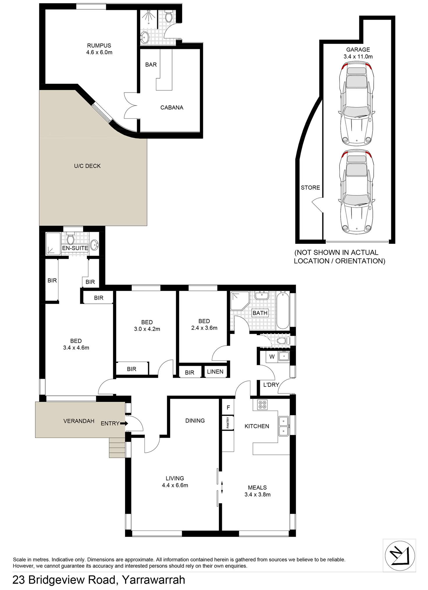 Floorplan of Homely house listing, 23 Bridgeview Road, Yarrawarrah NSW 2233