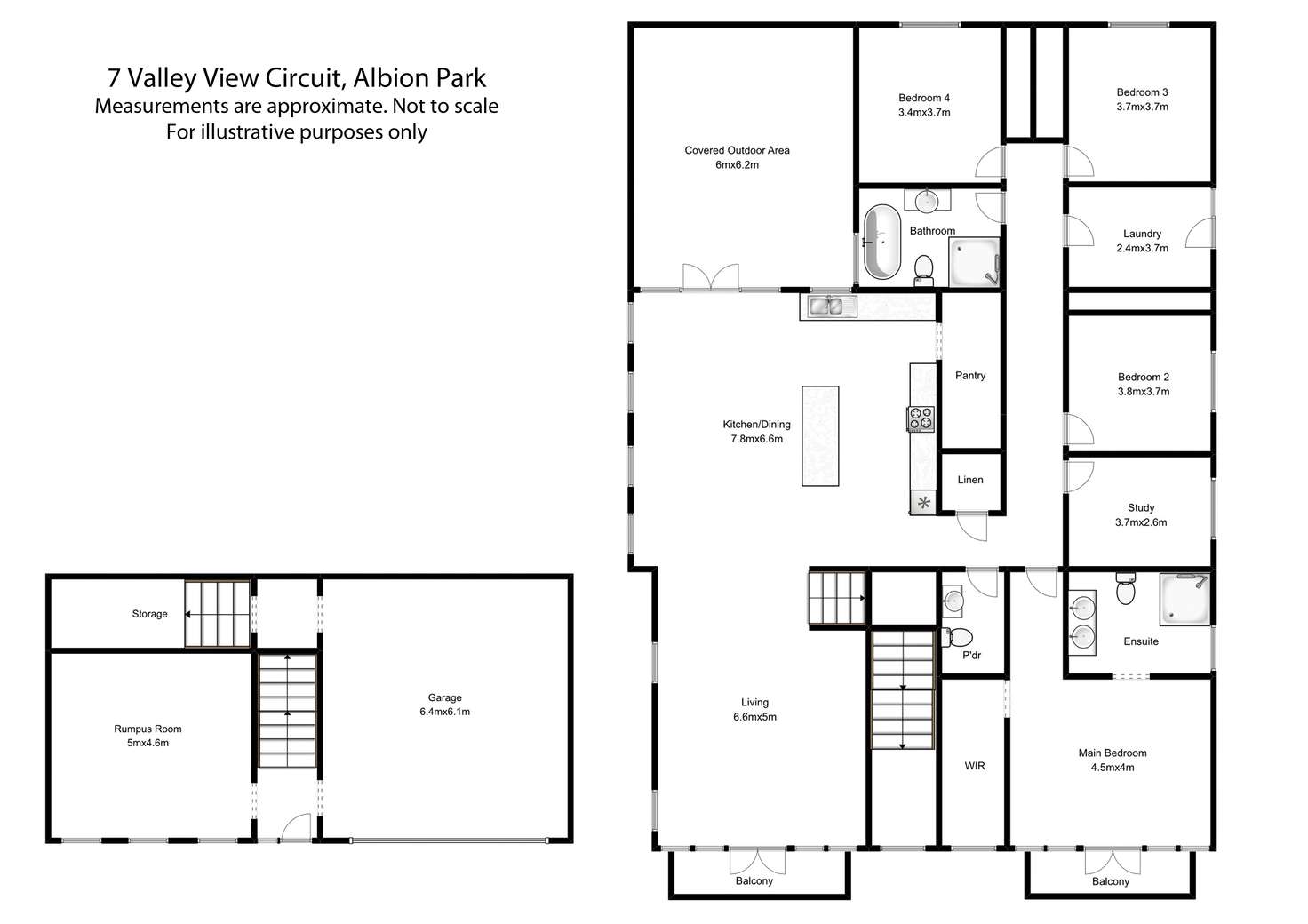Floorplan of Homely house listing, 7 Valley View Crescent, Albion Park NSW 2527