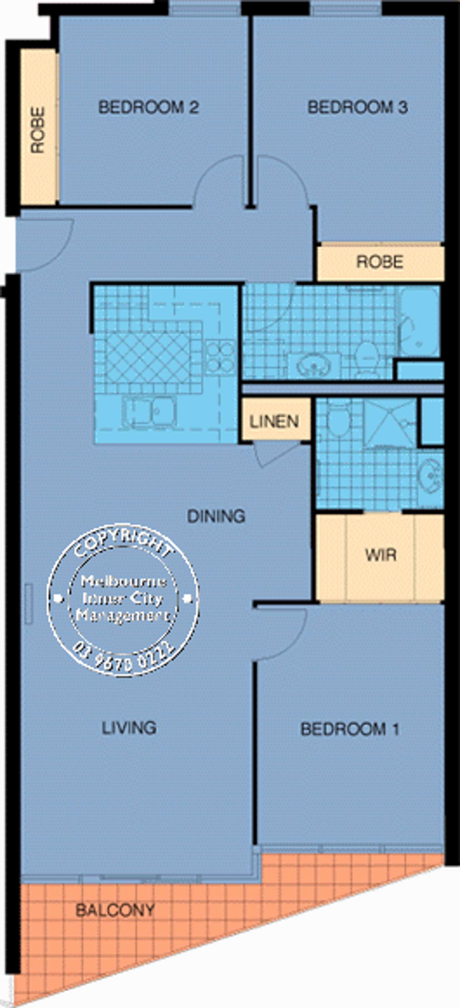 Floorplan of Homely apartment listing, 237/416A St Kilda Road, Melbourne VIC 3004