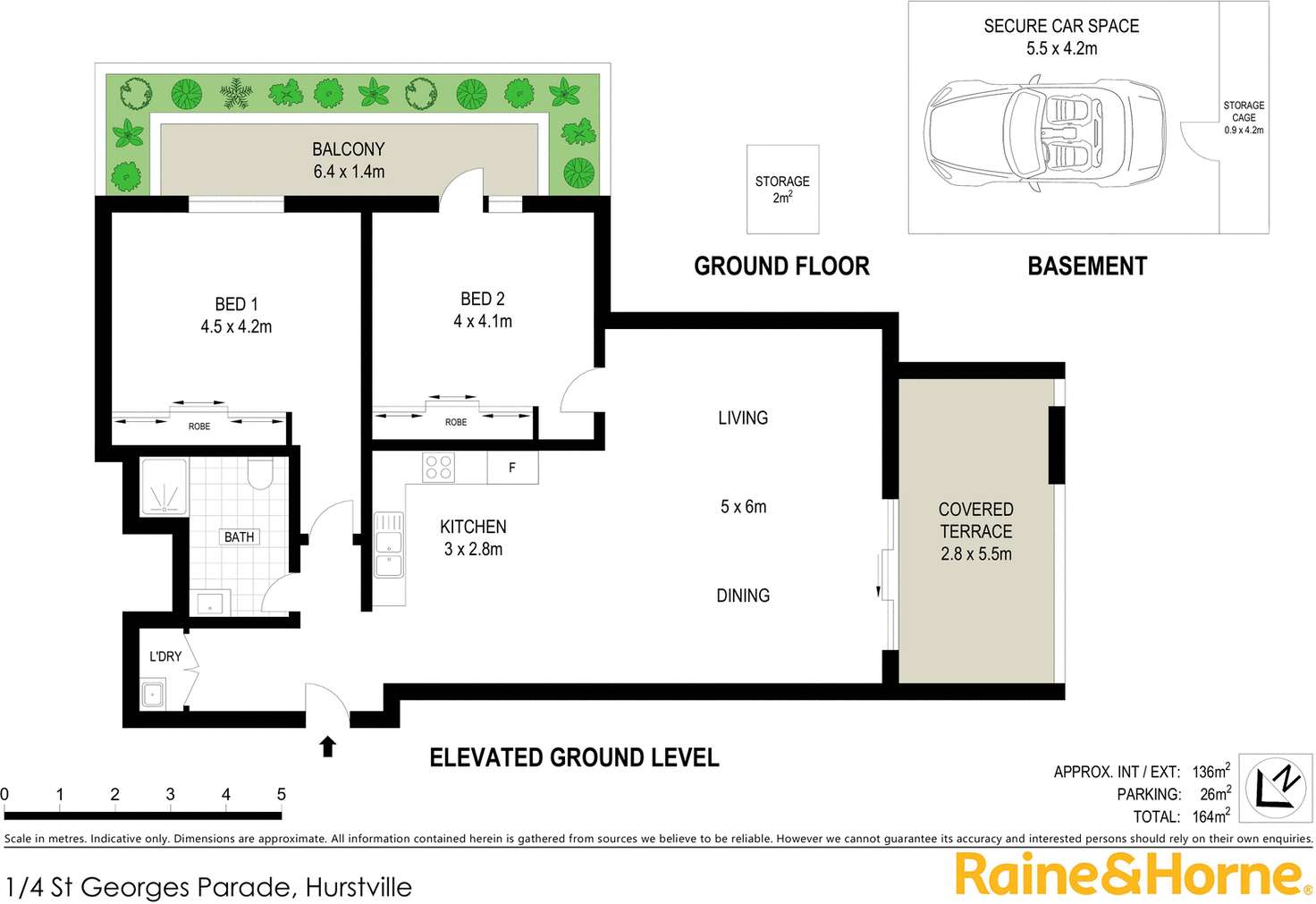 Floorplan of Homely unit listing, 1/4 St Georges Parade, Hurstville NSW 2220