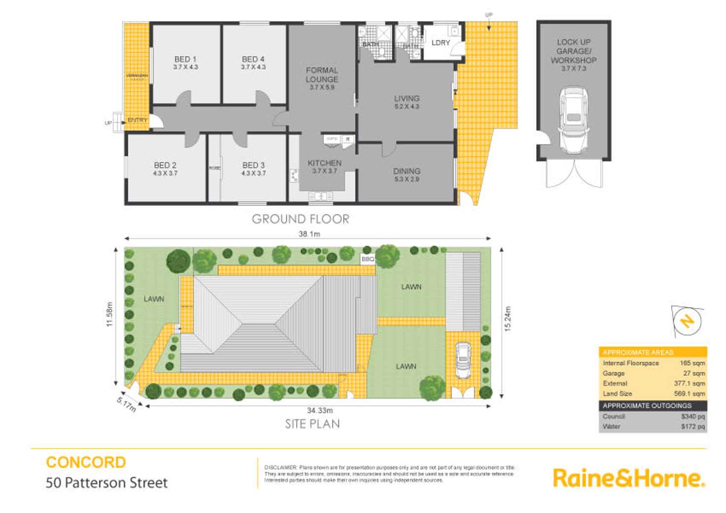 Floorplan of Homely house listing, 50 Patterson Street, Concord NSW 2137