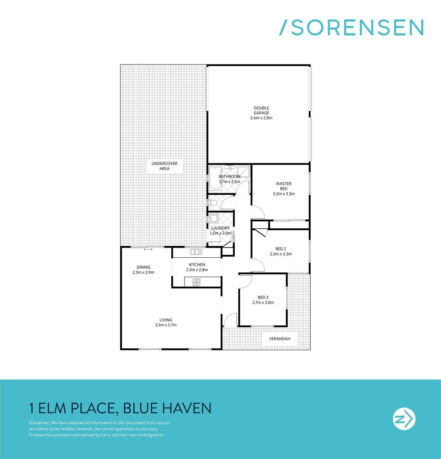 Floorplan of Homely house listing, 1 Elm Place, Blue Haven NSW 2262