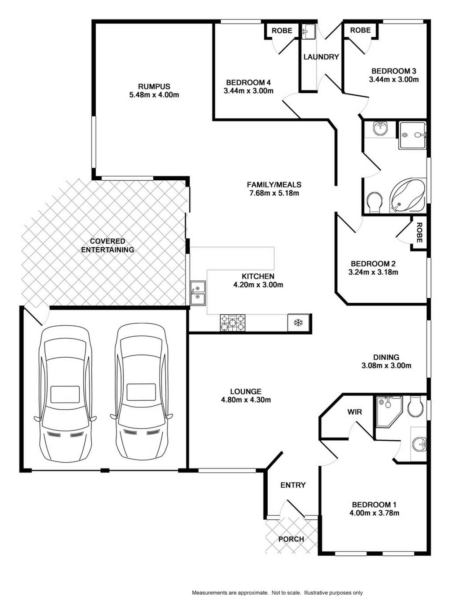 Floorplan of Homely house listing, 11 Rockton Close, Prestons NSW 2170