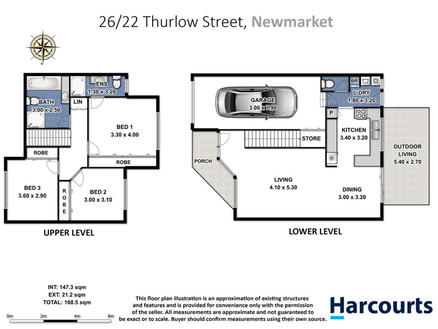 Floorplan of Homely unit listing, 26/22 Thurlow Street, Newmarket QLD 4051