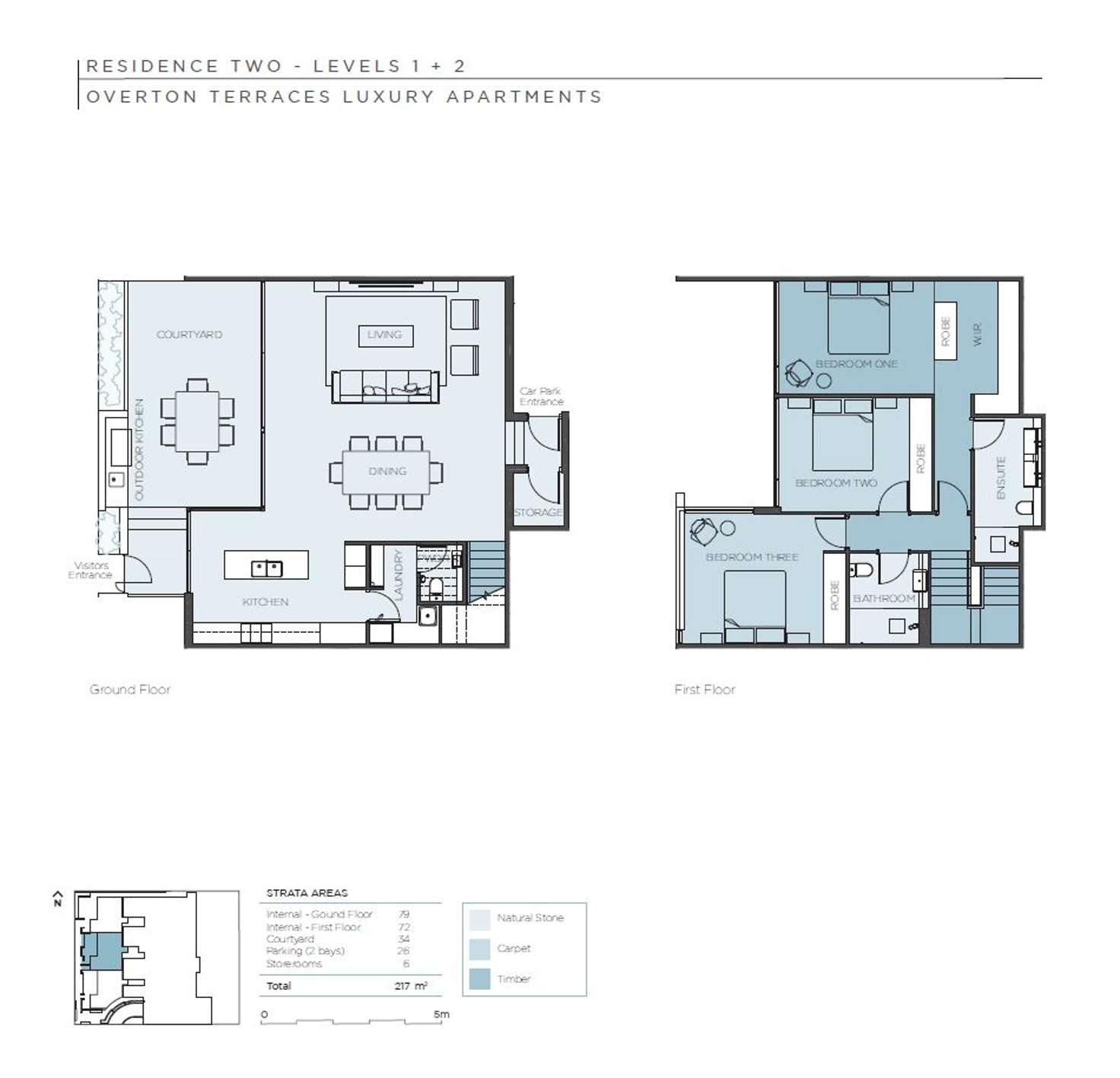 Floorplan of Homely apartment listing, 2/15 Overton Gardens, Cottesloe WA 6011