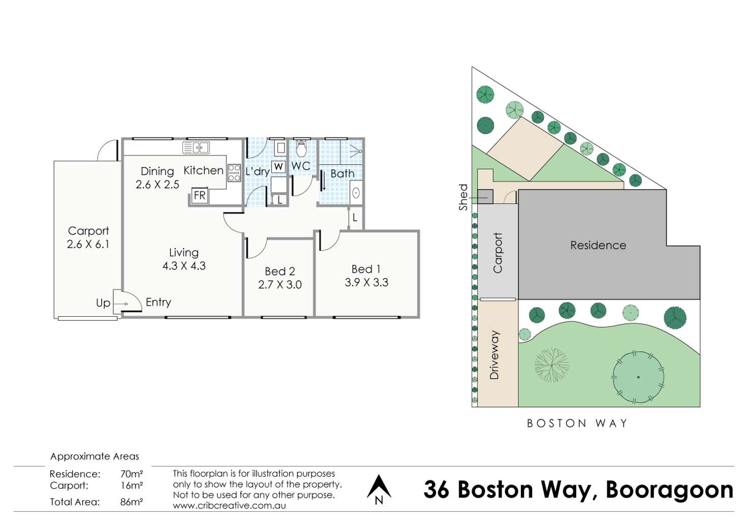 Floorplan of Homely house listing, 36 Boston Way, Booragoon WA 6154