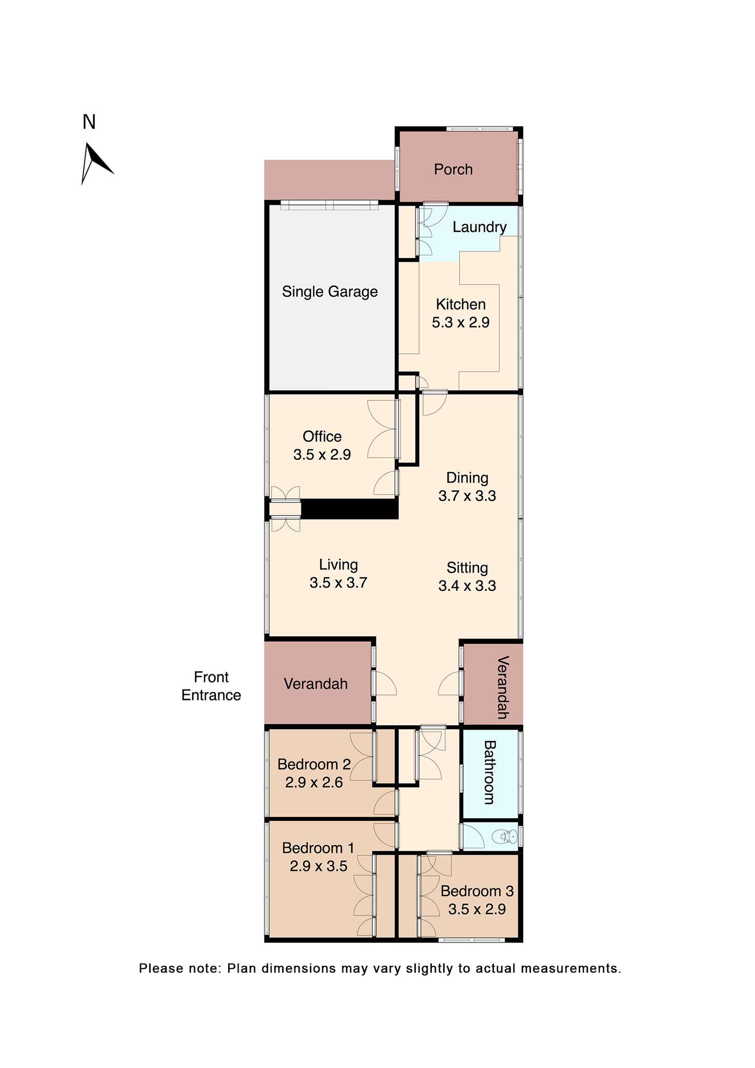Floorplan of Homely house listing, 36 Beaufort Avenue, Alfredton VIC 3350