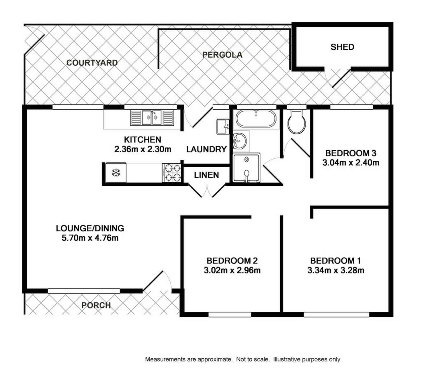 Floorplan of Homely villa listing, 12/20 Stewart Street, Campbelltown NSW 2560