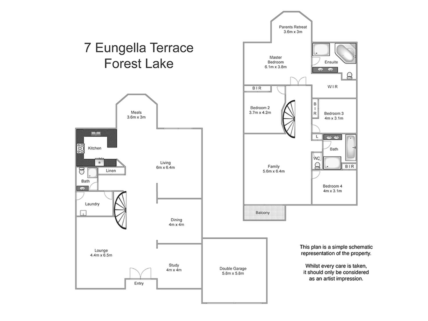 Floorplan of Homely house listing, 7 Eungella Terrace, Forest Lake QLD 4078