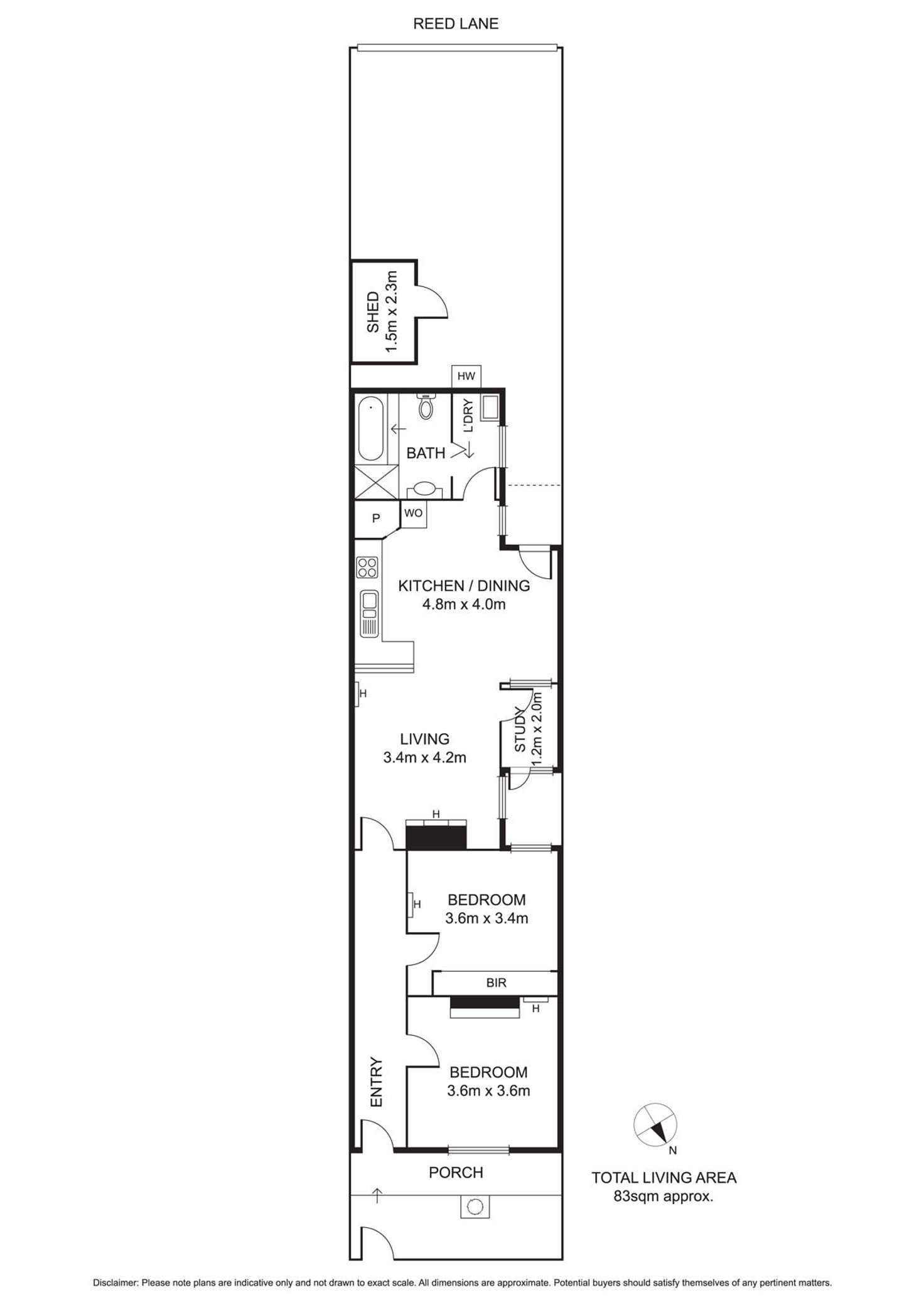 Floorplan of Homely house listing, 112 Danks Street, Albert Park VIC 3206