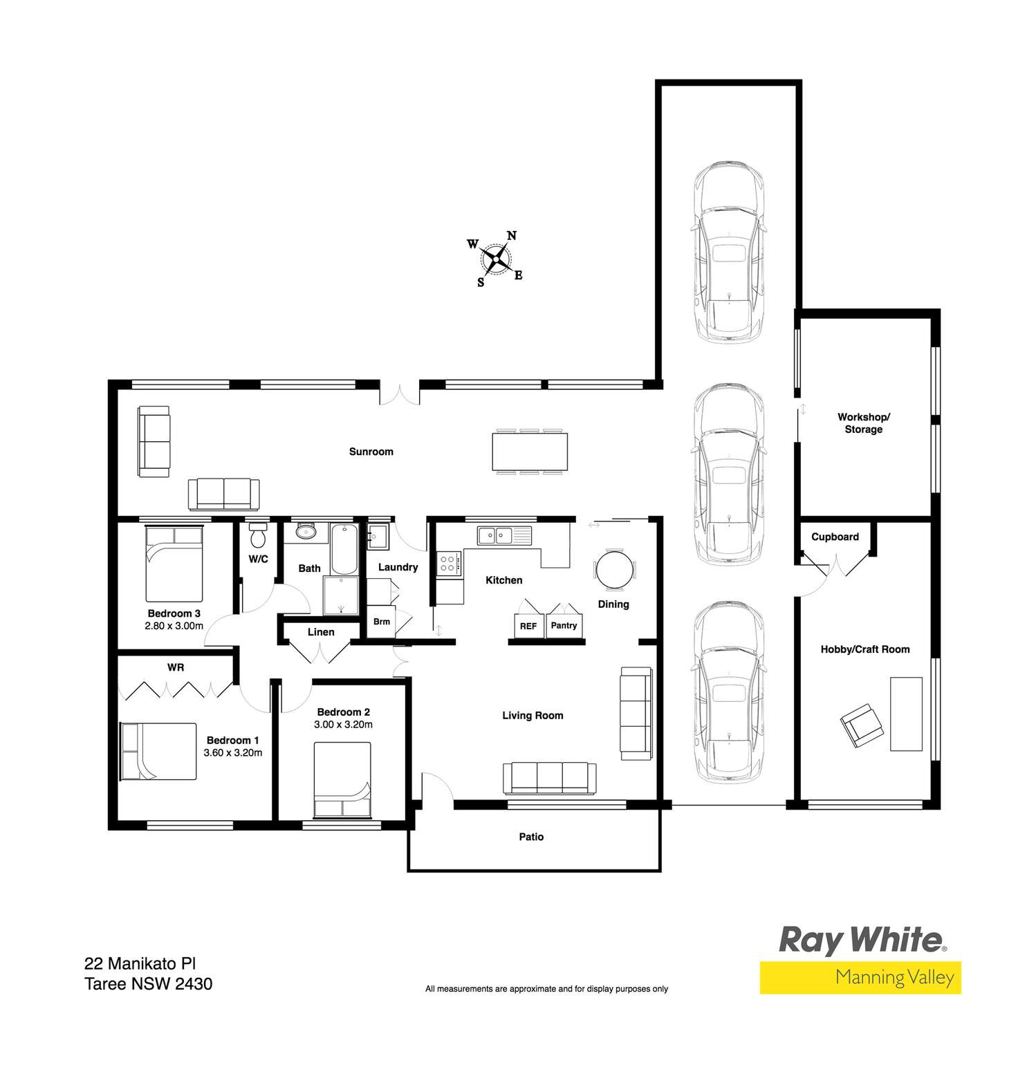 Floorplan of Homely house listing, 22 Manikato Place, Taree NSW 2430
