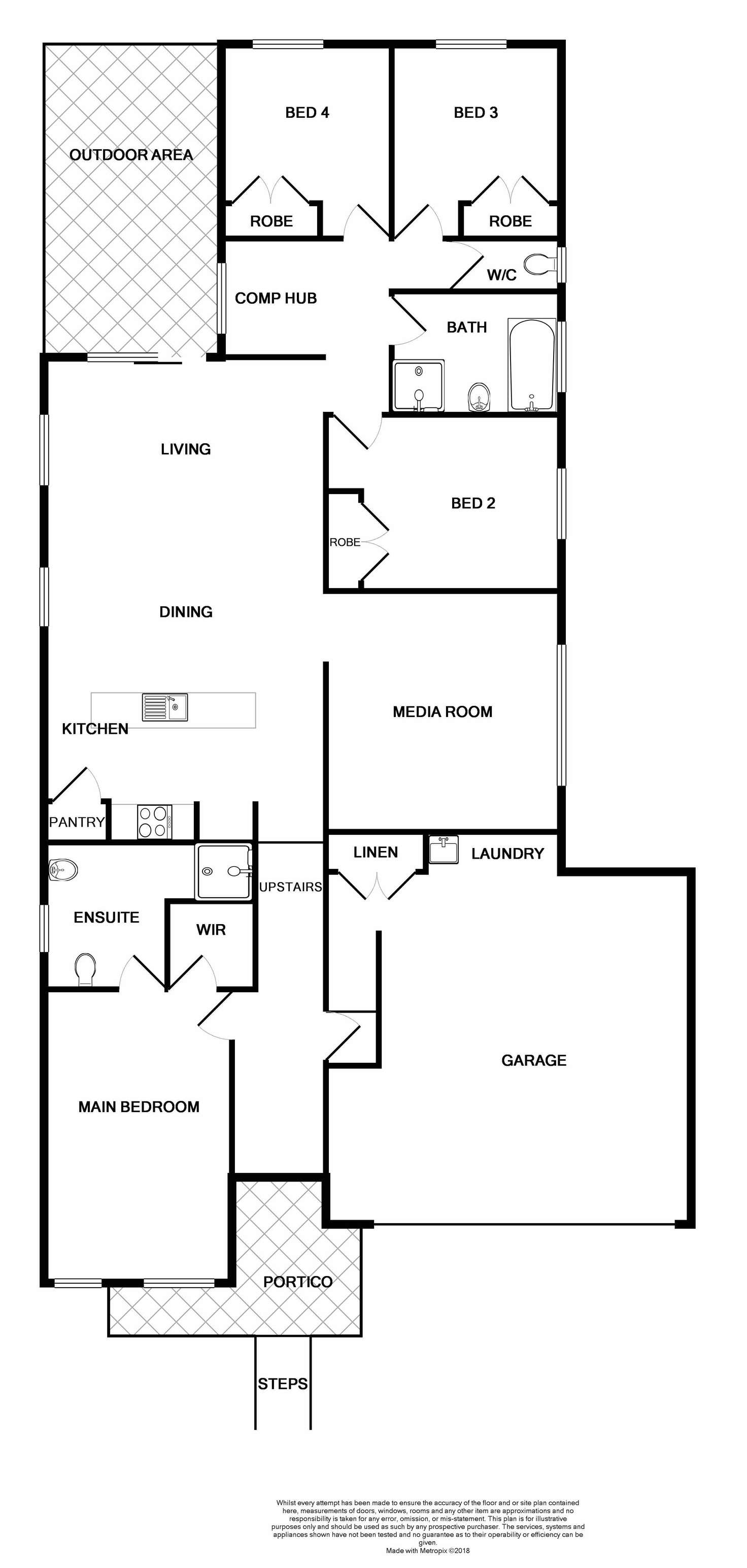Floorplan of Homely house listing, 20 Hunterglen Drive, Bolwarra Heights NSW 2320