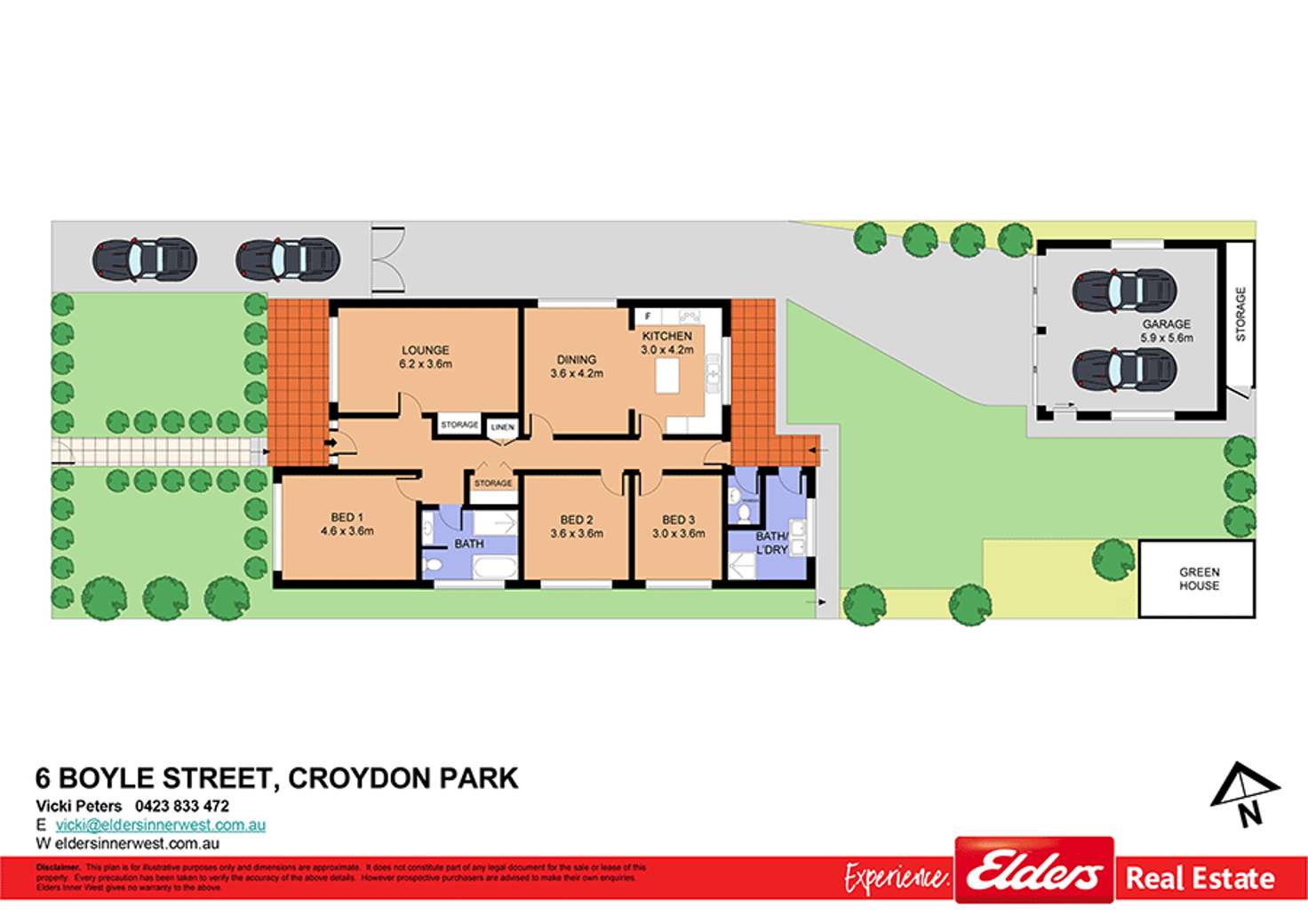 Floorplan of Homely house listing, 6 Boyle Street, Croydon Park NSW 2133