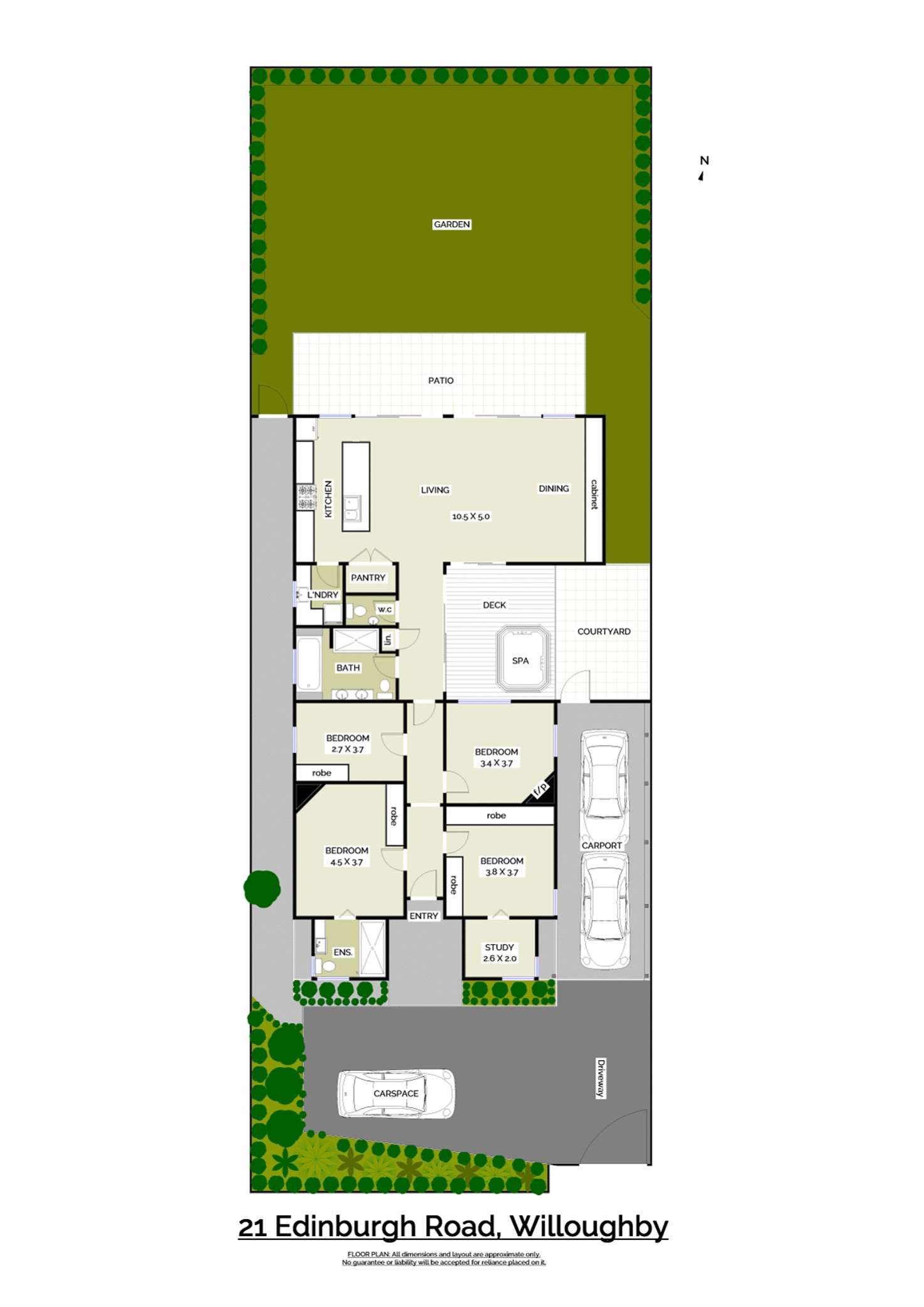 Floorplan of Homely house listing, 21 Edinburgh Road, Willoughby NSW 2068