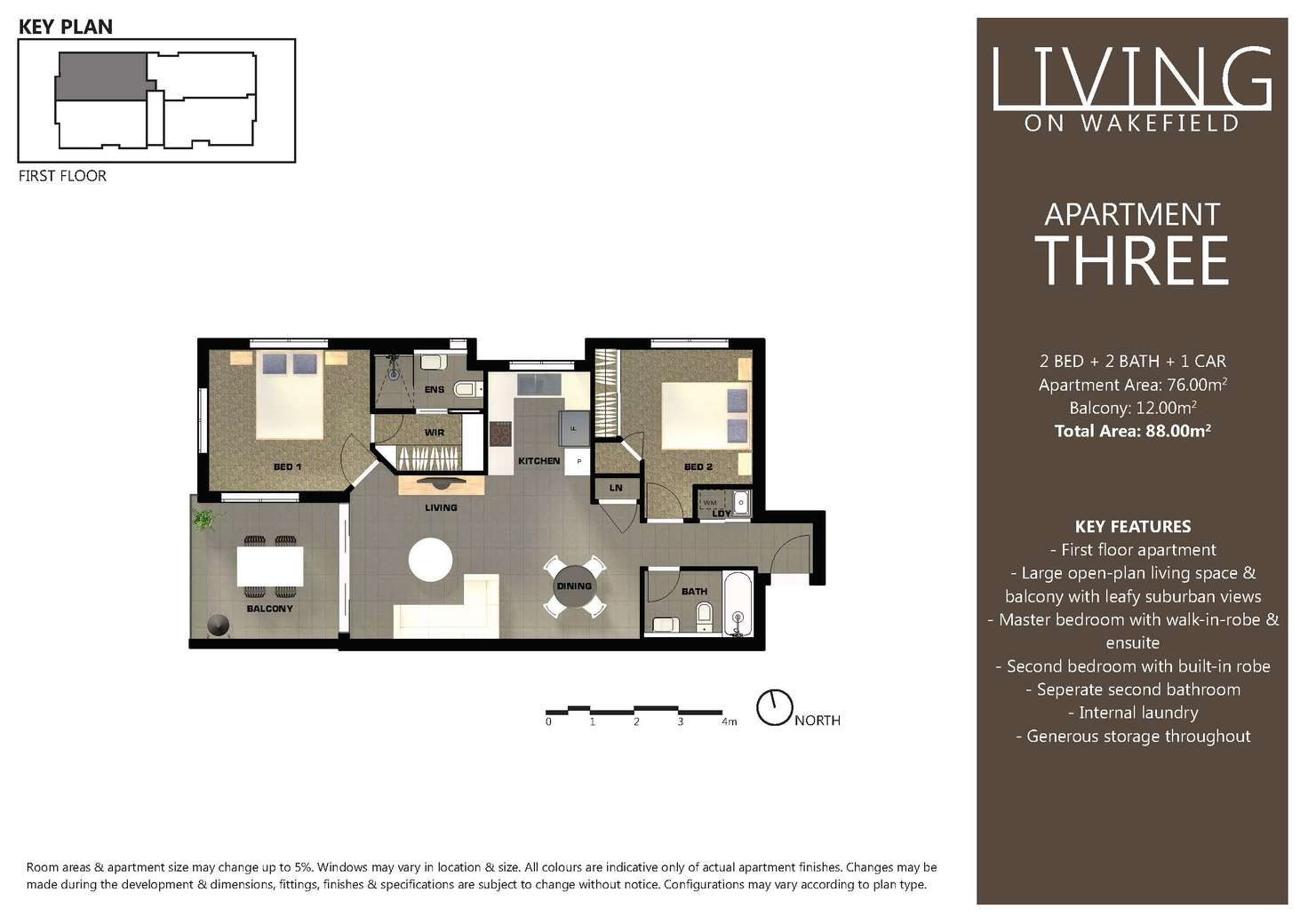 Floorplan of Homely unit listing, 3/10 Wakefield Street, Alderley QLD 4051