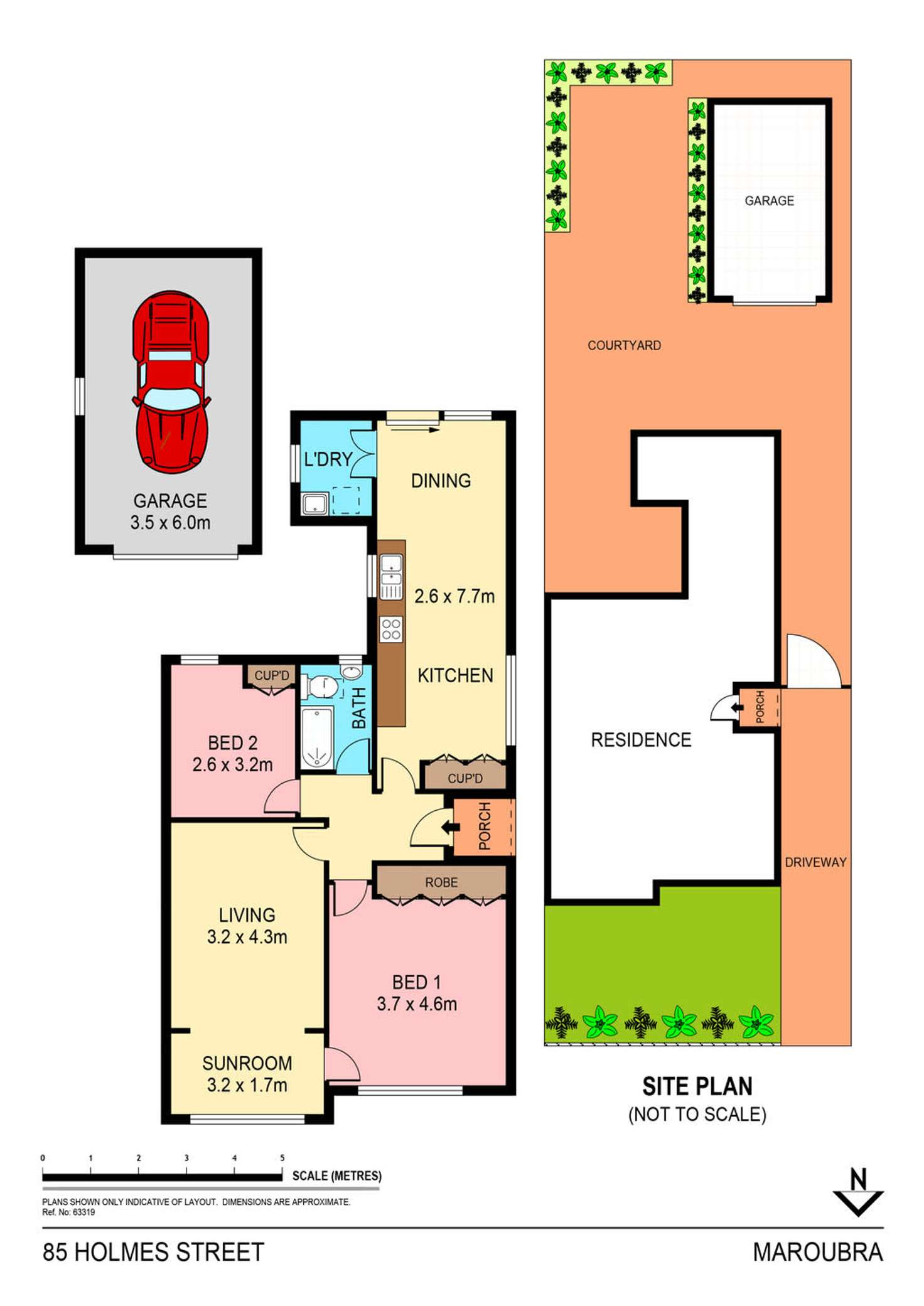 Floorplan of Homely house listing, 85 HOLMES STREET, Maroubra NSW 2035