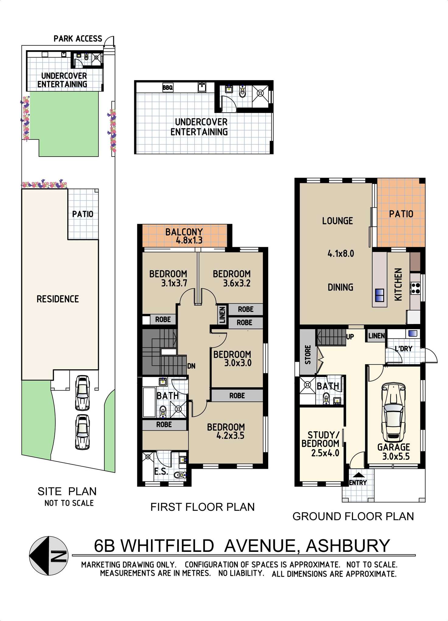 Floorplan of Homely house listing, 6B Whitfield Avenue, Ashbury NSW 2193