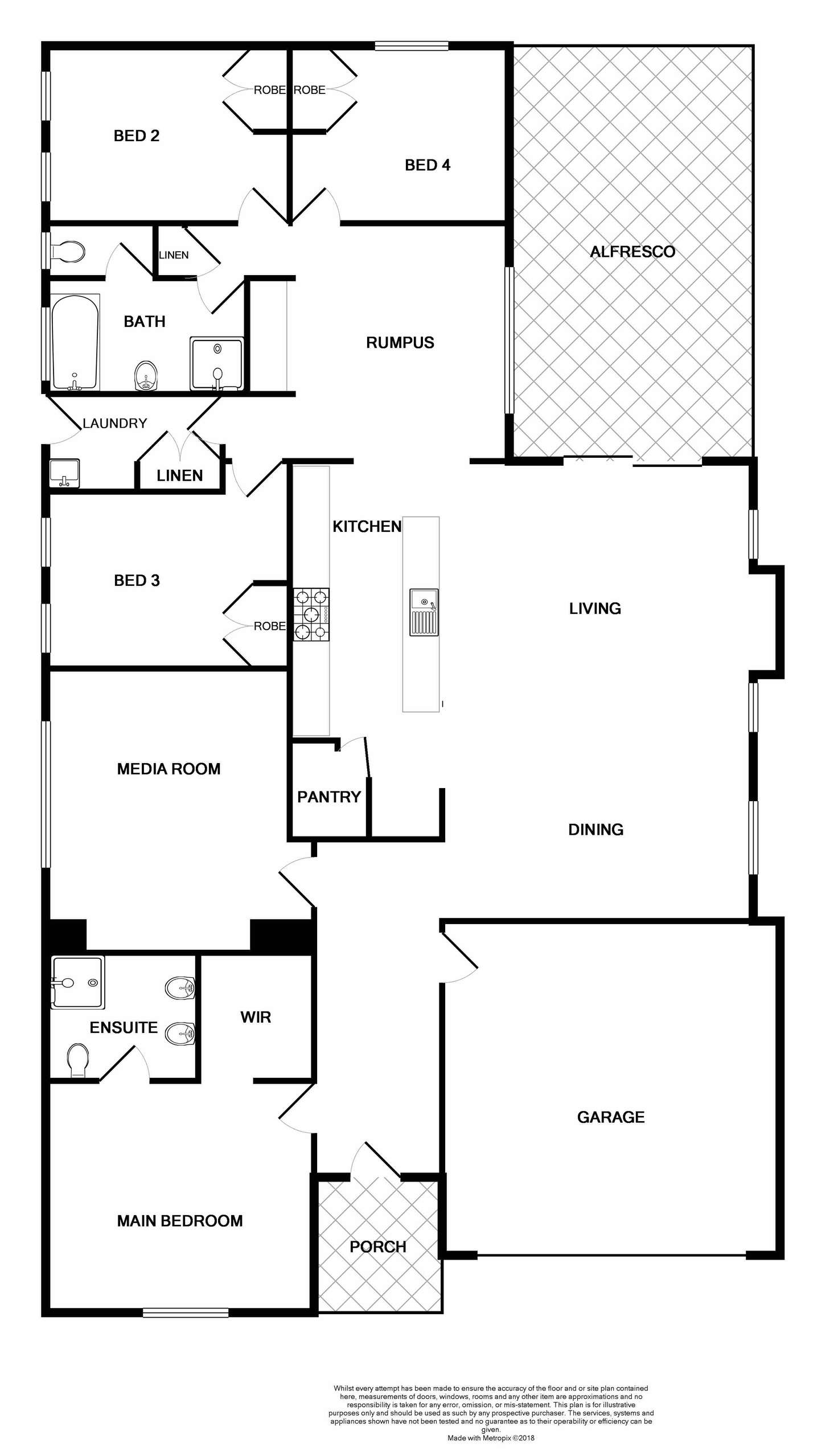 Floorplan of Homely house listing, 21 Honeysuckle Drive, Aberglasslyn NSW 2320