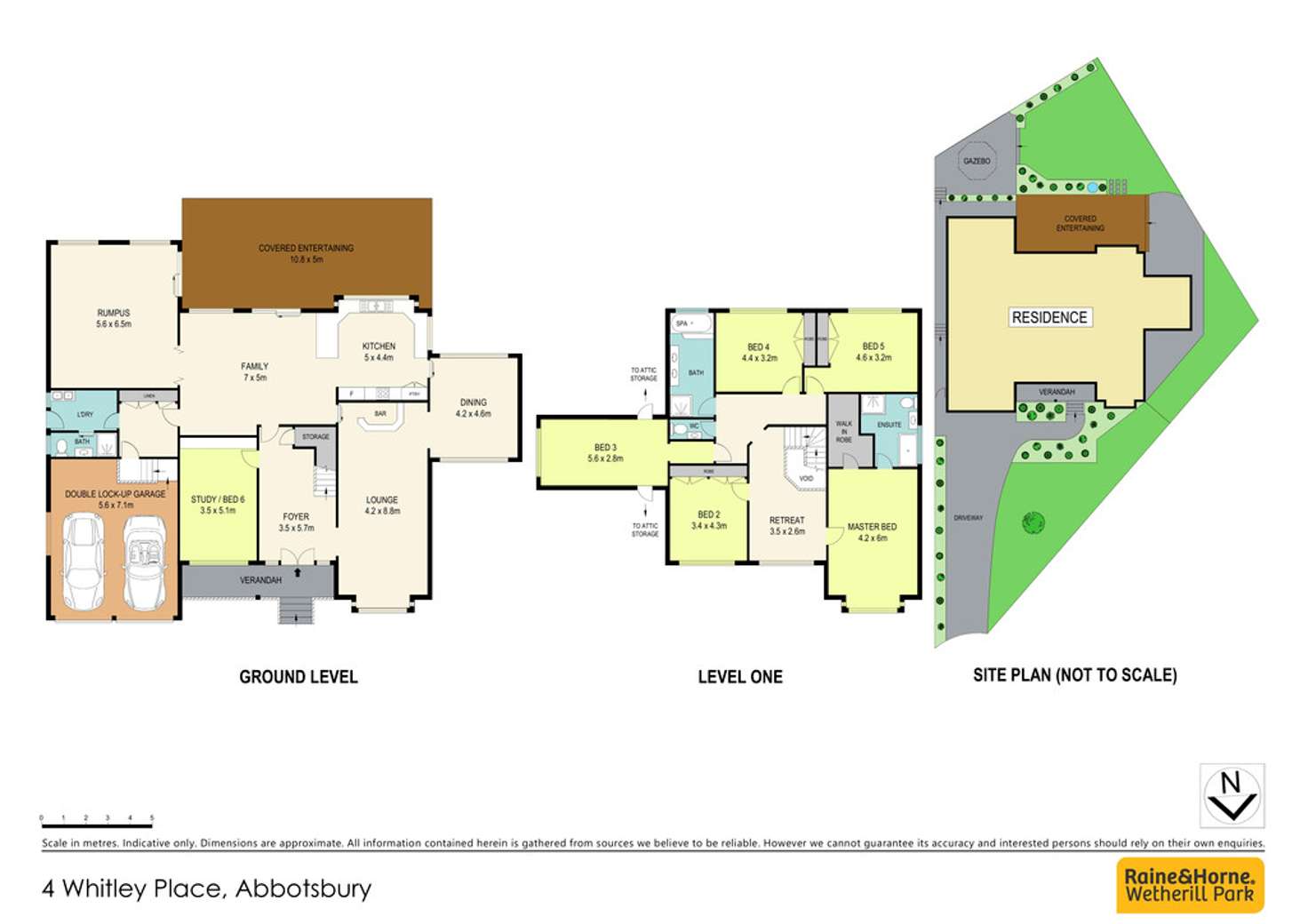 Floorplan of Homely house listing, 4 Whitley Place, Abbotsbury NSW 2176